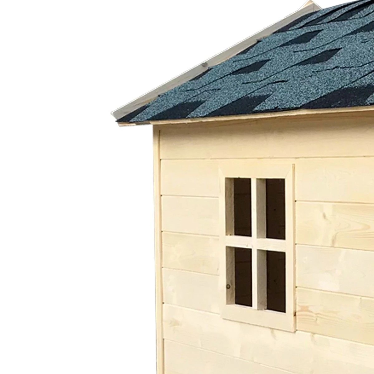 6 AUSWAY Wooden Cubby House for Kids Outdoor Playhouse, 6 of 9