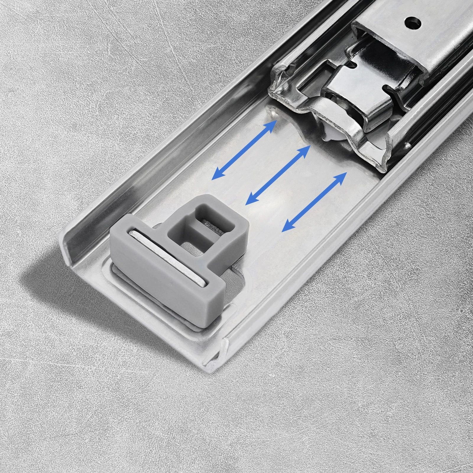 5 Ausway Heavy Duty Locking Drawer Runners 120kg Ball Bearing Slides Full Extension, 5 of 10