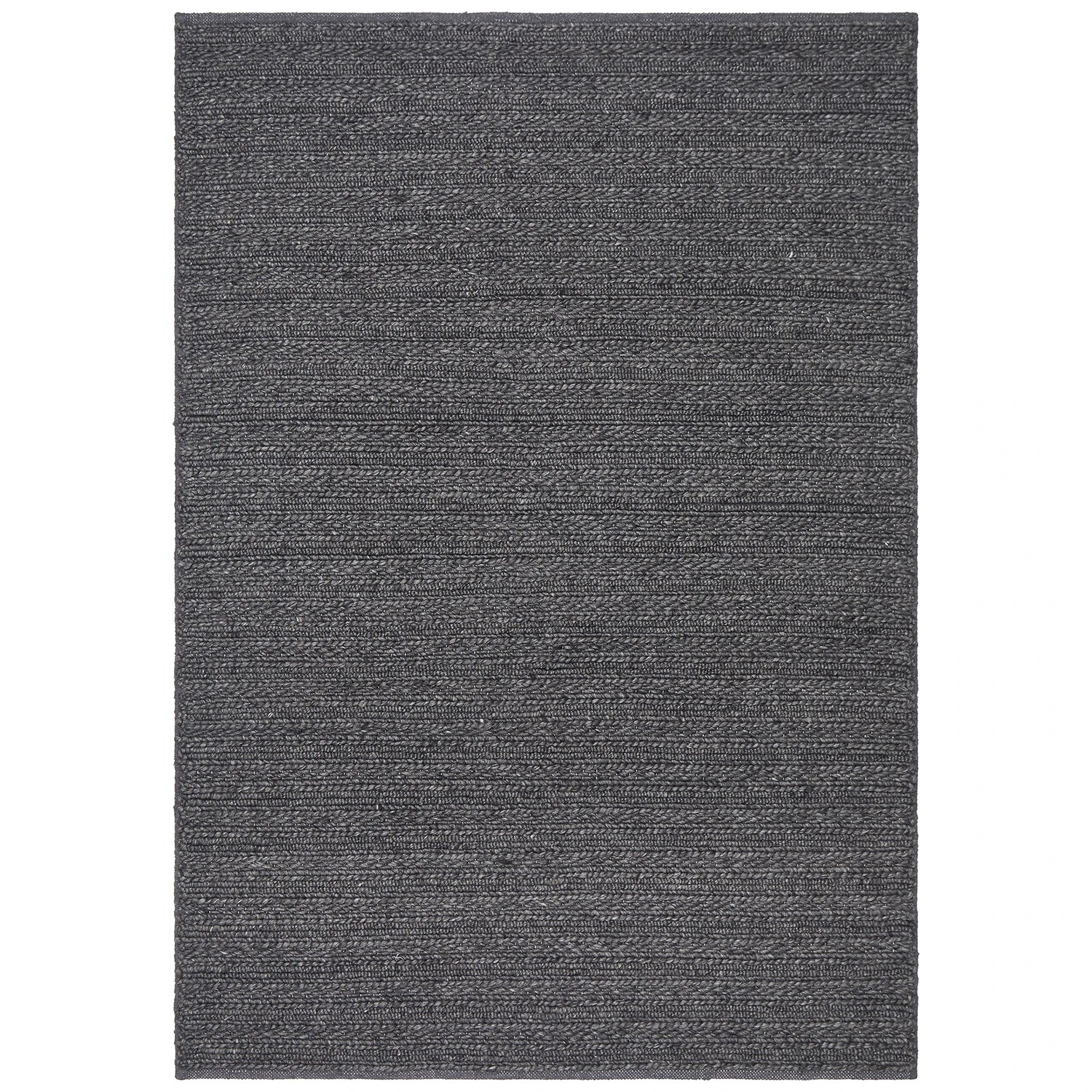 2 Common Ground Rugs Meadow 801 225x155cm - Medium Handwoven Floor Rug - Charcoal, 2 of 7
