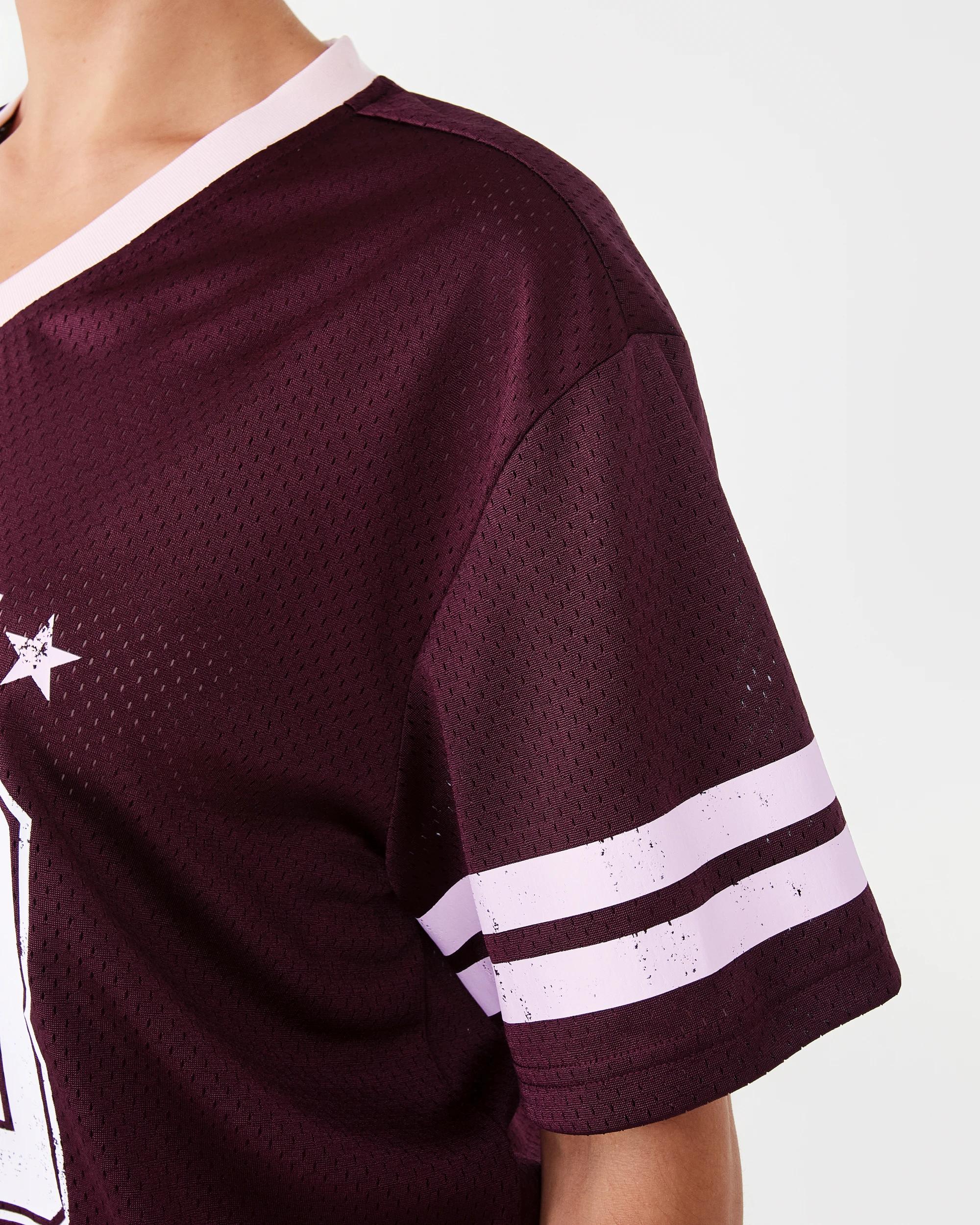 7 Short Sleeve Varsity Top Red Royale, 7 of 10