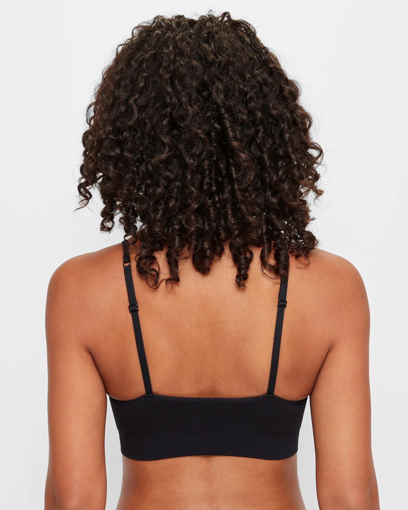 3 Target Seamfree Low Impact Sports Crop Top BLACK, 3 of 3