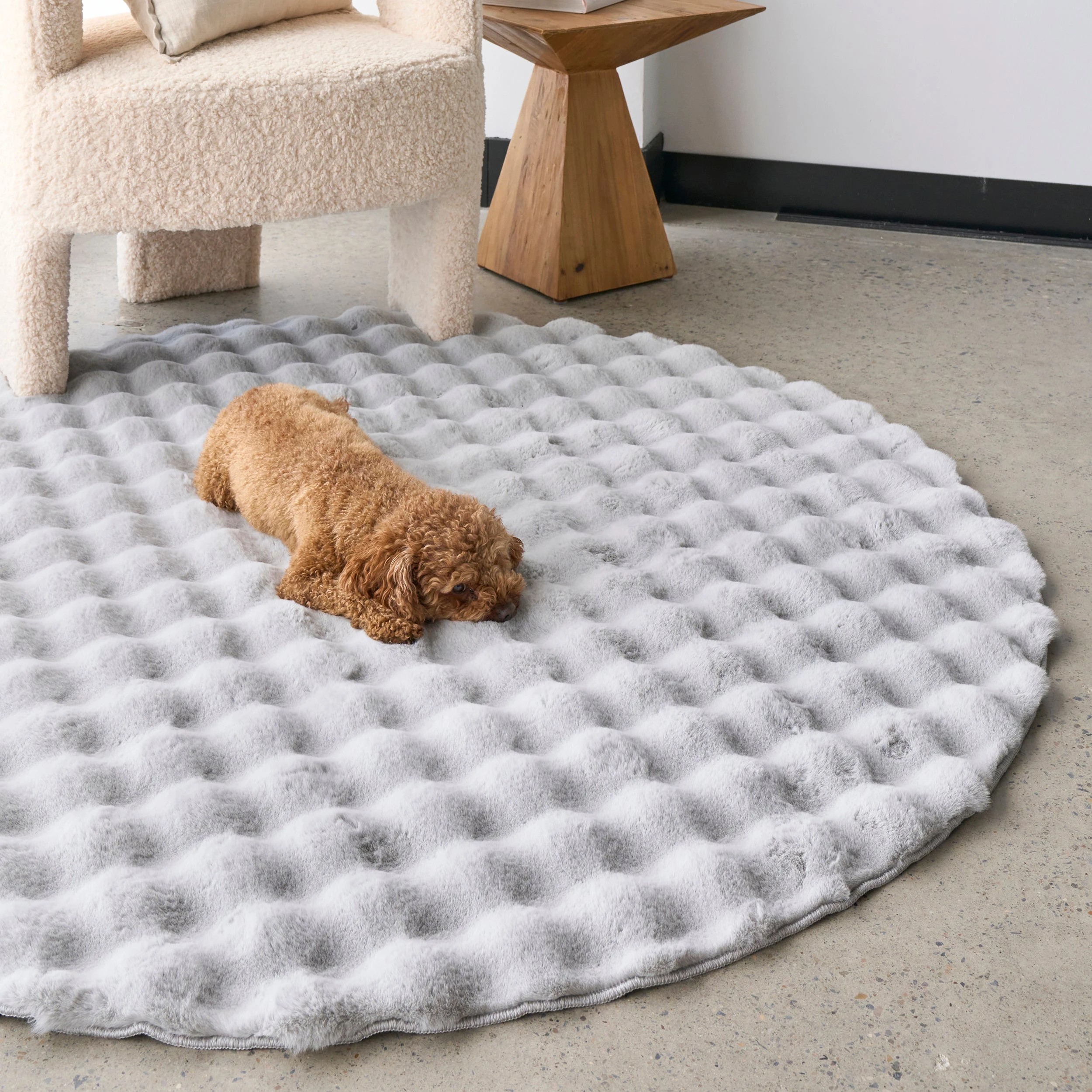 2 Common Ground Rugs PureForm 57 150x150cm - Silver, 2 of 8