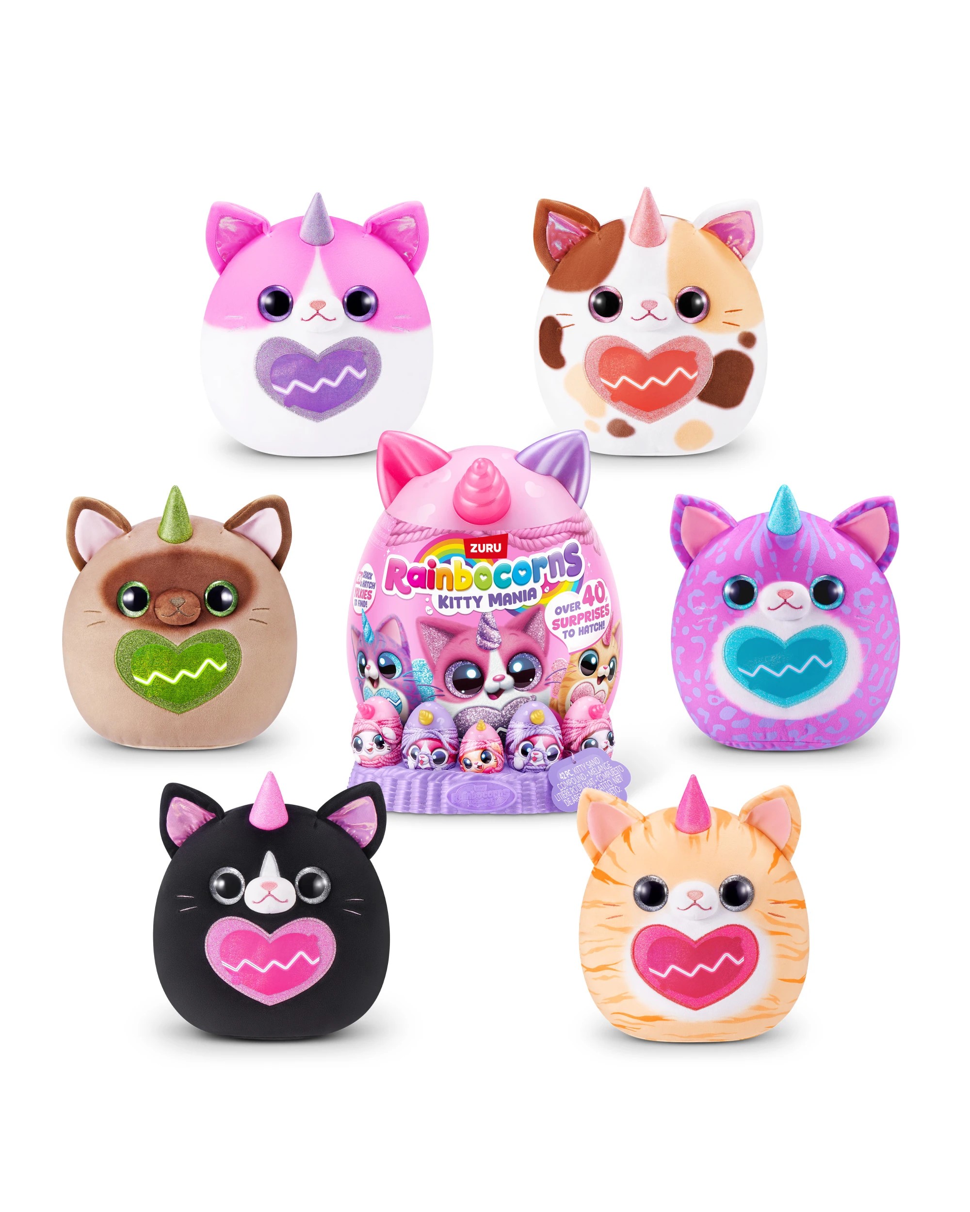 1 Rainbocorns Kitty Mania by ZURU - Multi, 1 of 6