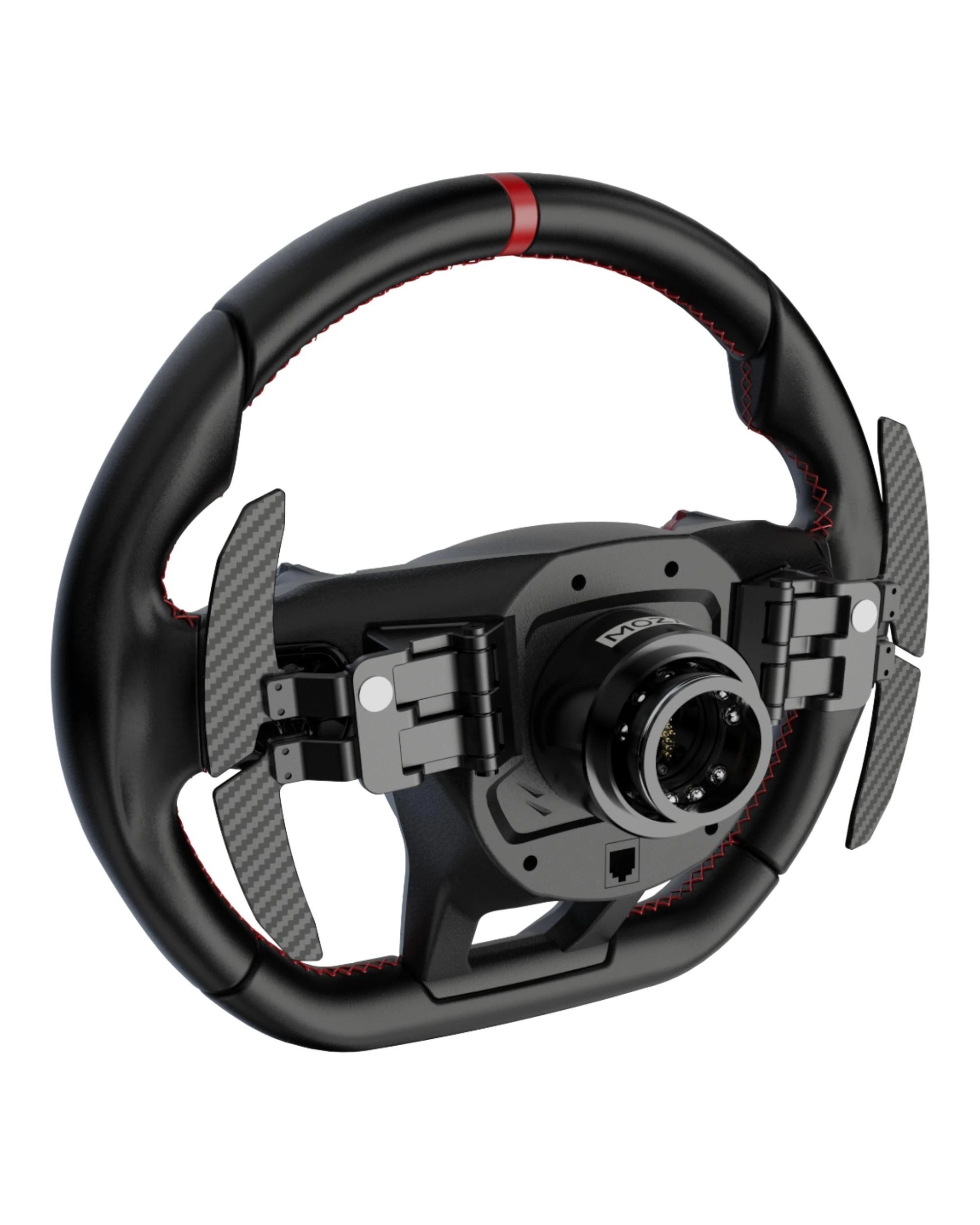 6 MOZA Racing Automobili Lamborghini Revuleto Sim-Racing Steering Wheel - Black, 6 of 8