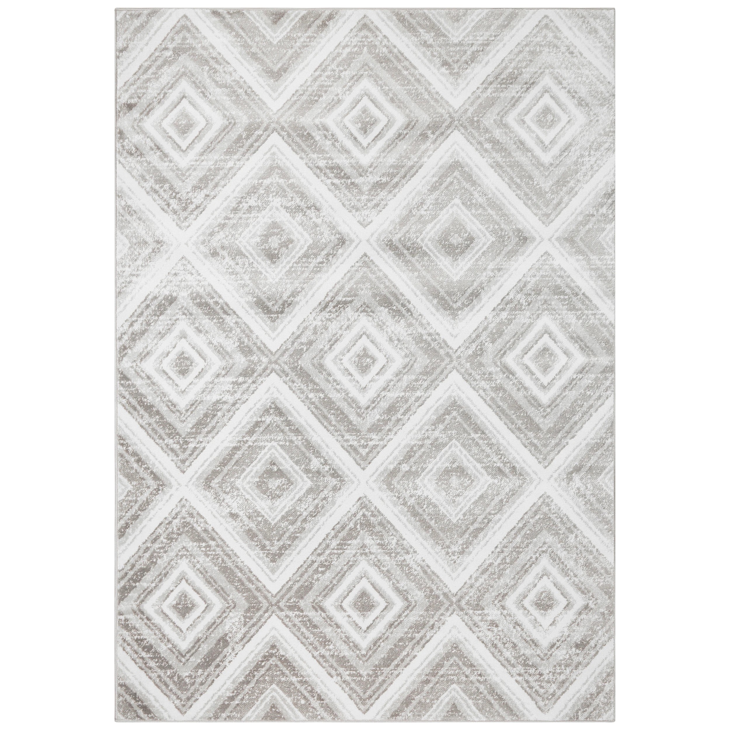 1 Common Ground Rugs Linea 616 330x240cm - Extra Large Floor Rug - Silver, 1 of 7