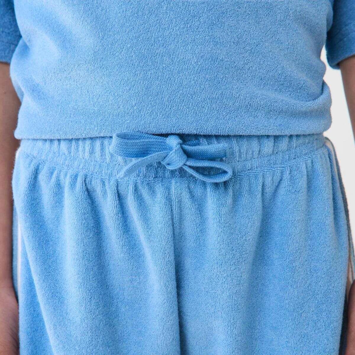 1 Terry Toweling Shorts Silblue, 1 of 6