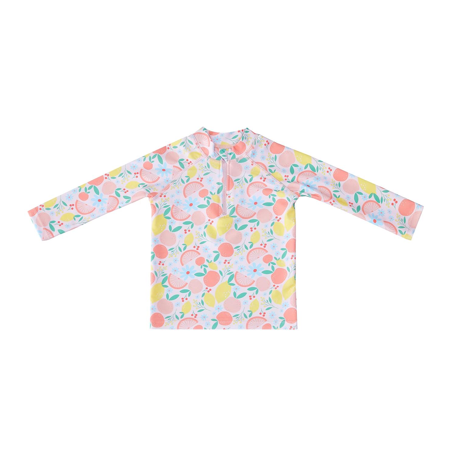 3 Big Softies 3 PC Long Sleeve Rashie, Shorts & Hat, Fruit PINK TROPICAL, 3 of 7