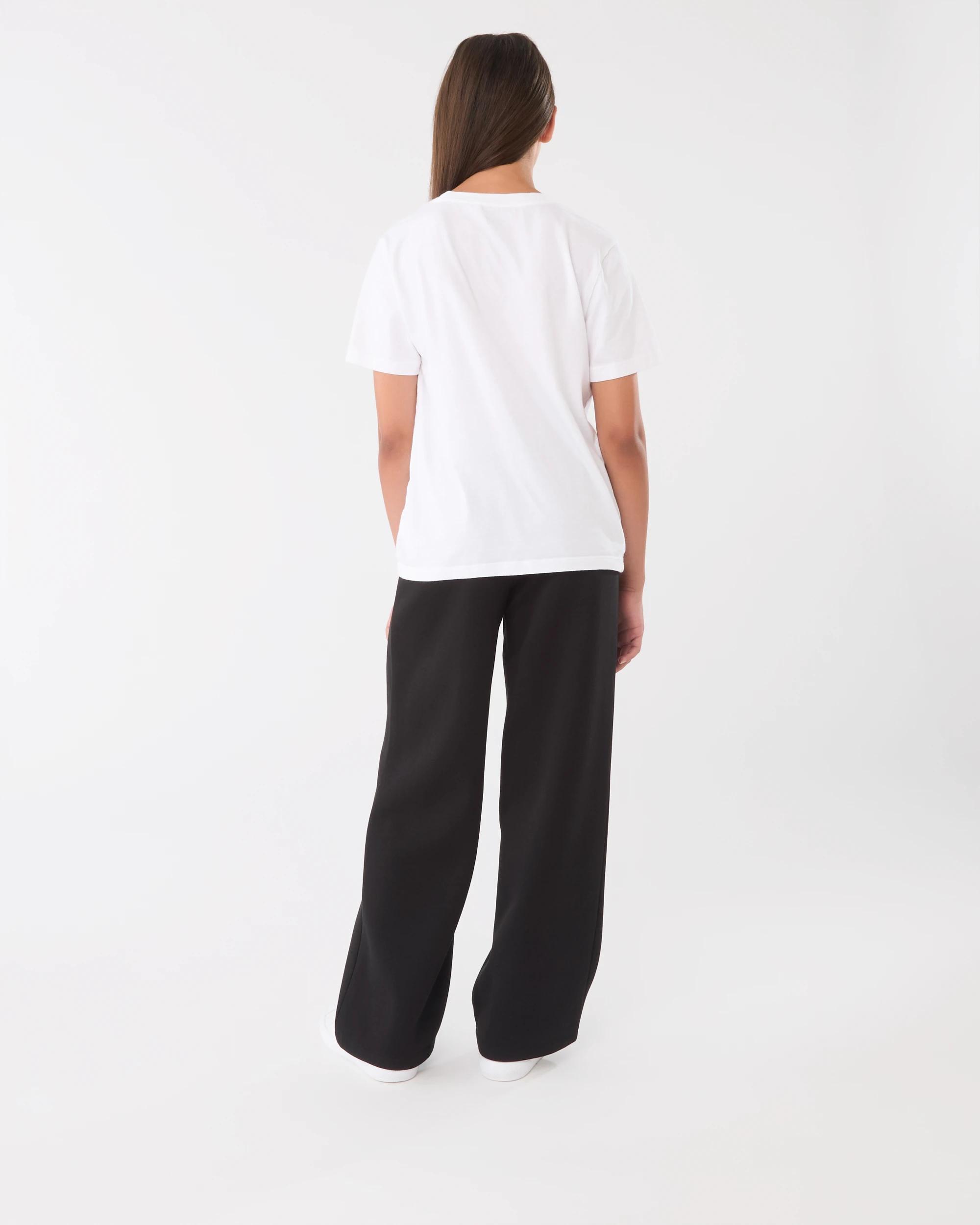 6 Wide Leg Trackpants Black, 6 of 6