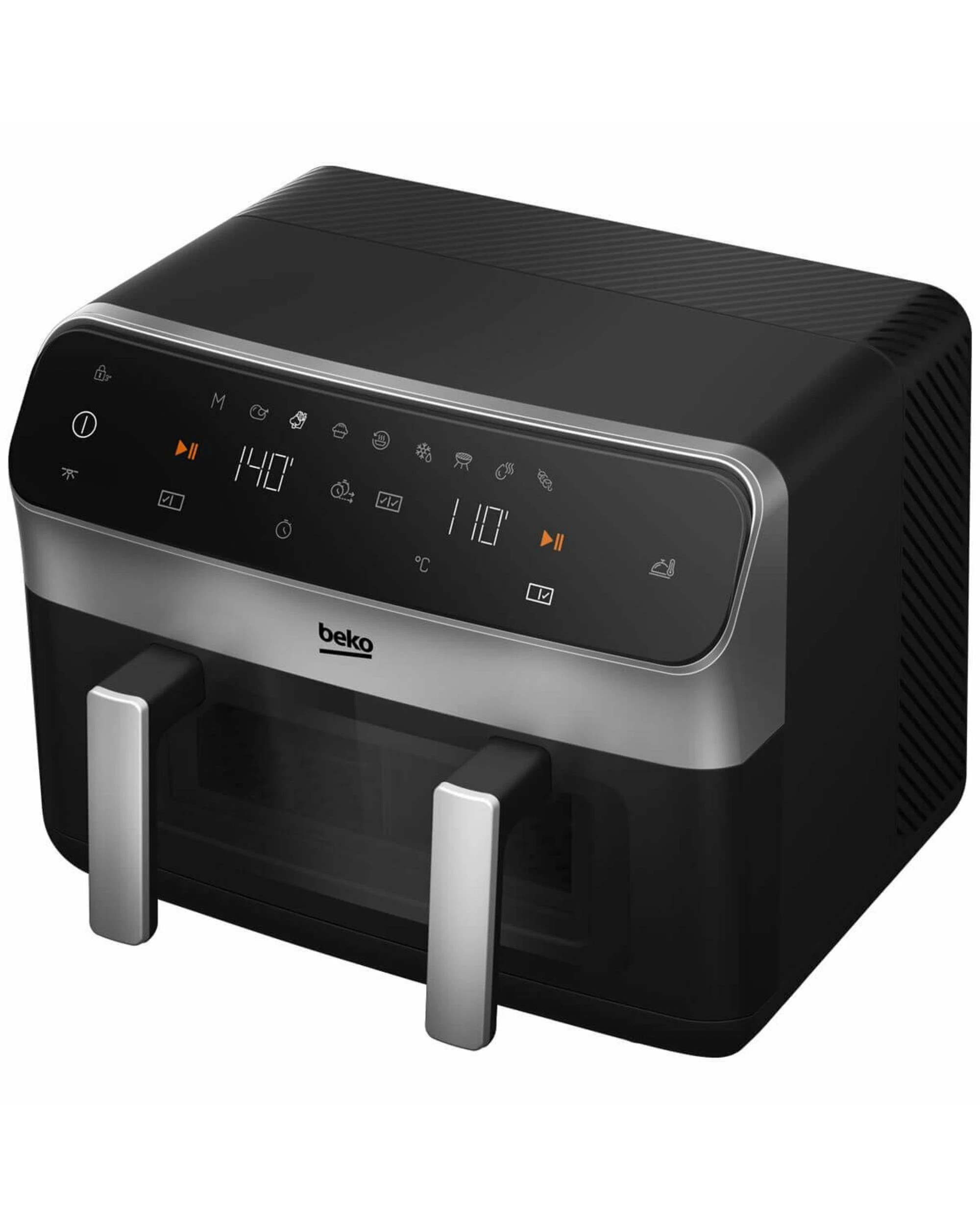 2 Beko 9.5L Dual Airfryer, 2 of 5