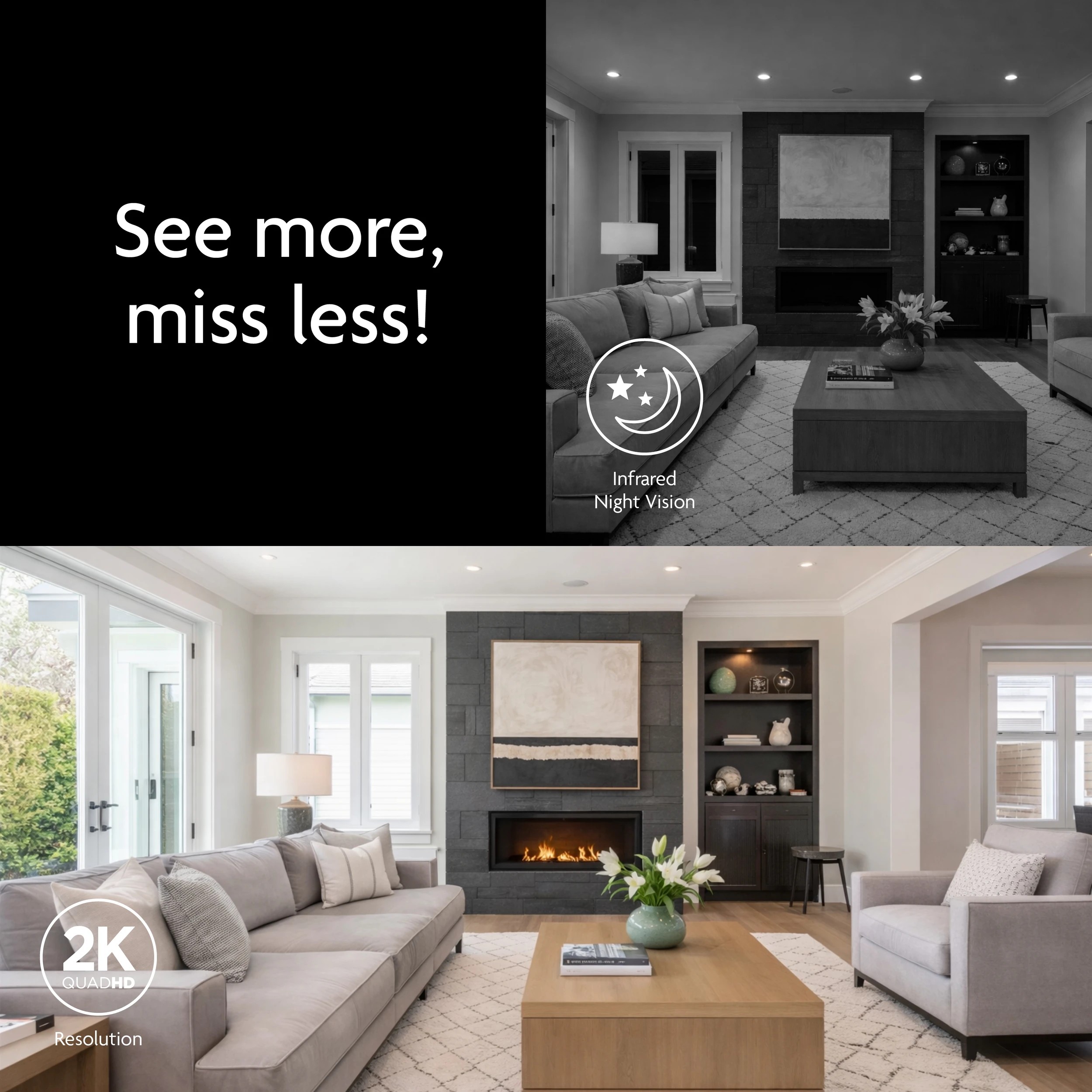 7 Mirabella Genio Smart Pan & Tilt Indoor Security Camera, 7 of 10