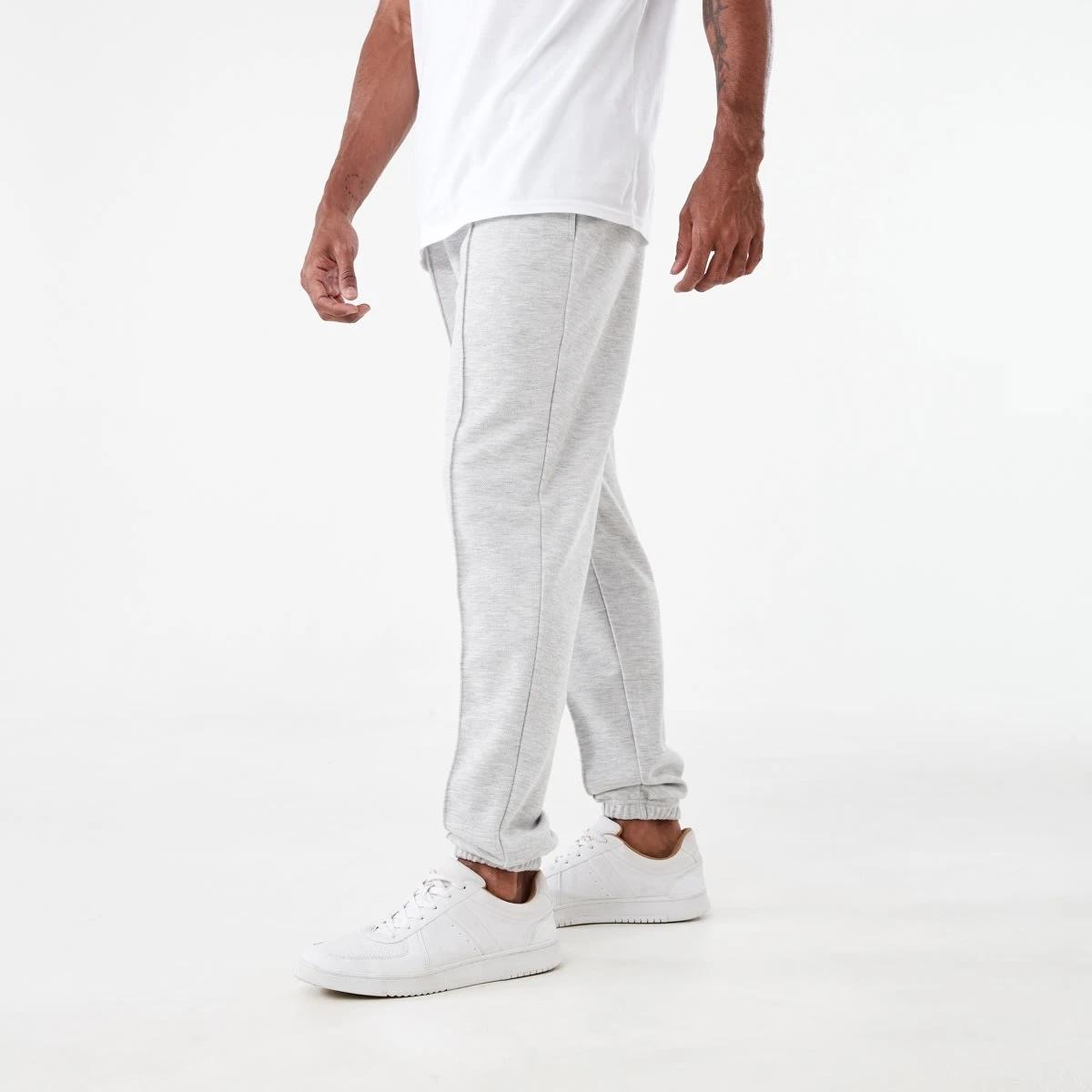 2 Pique Texture Trackpants Ice Marle, 2 of 5