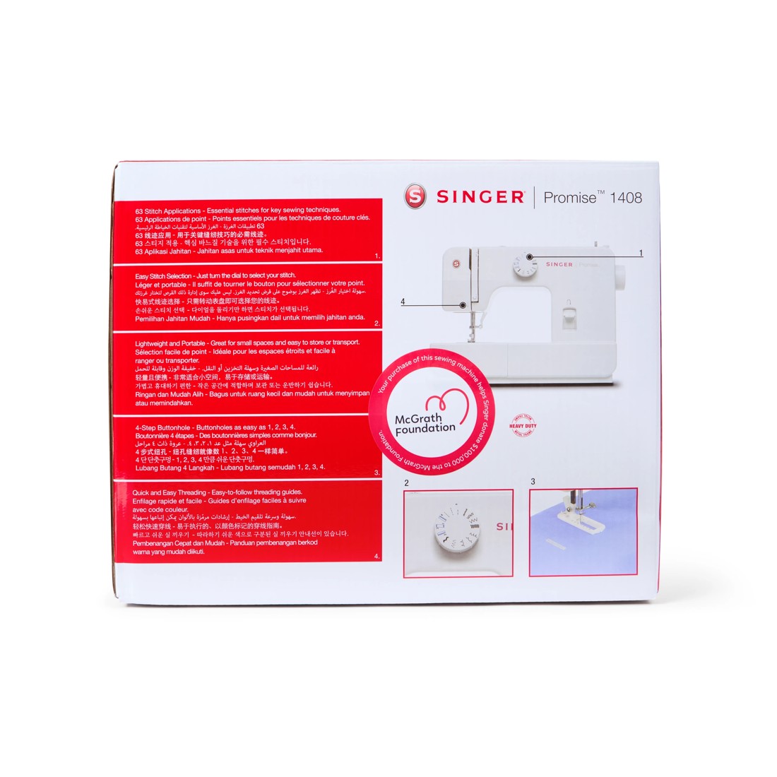 4 Singer Promise 1408 Sewing Machine, 4 of 10