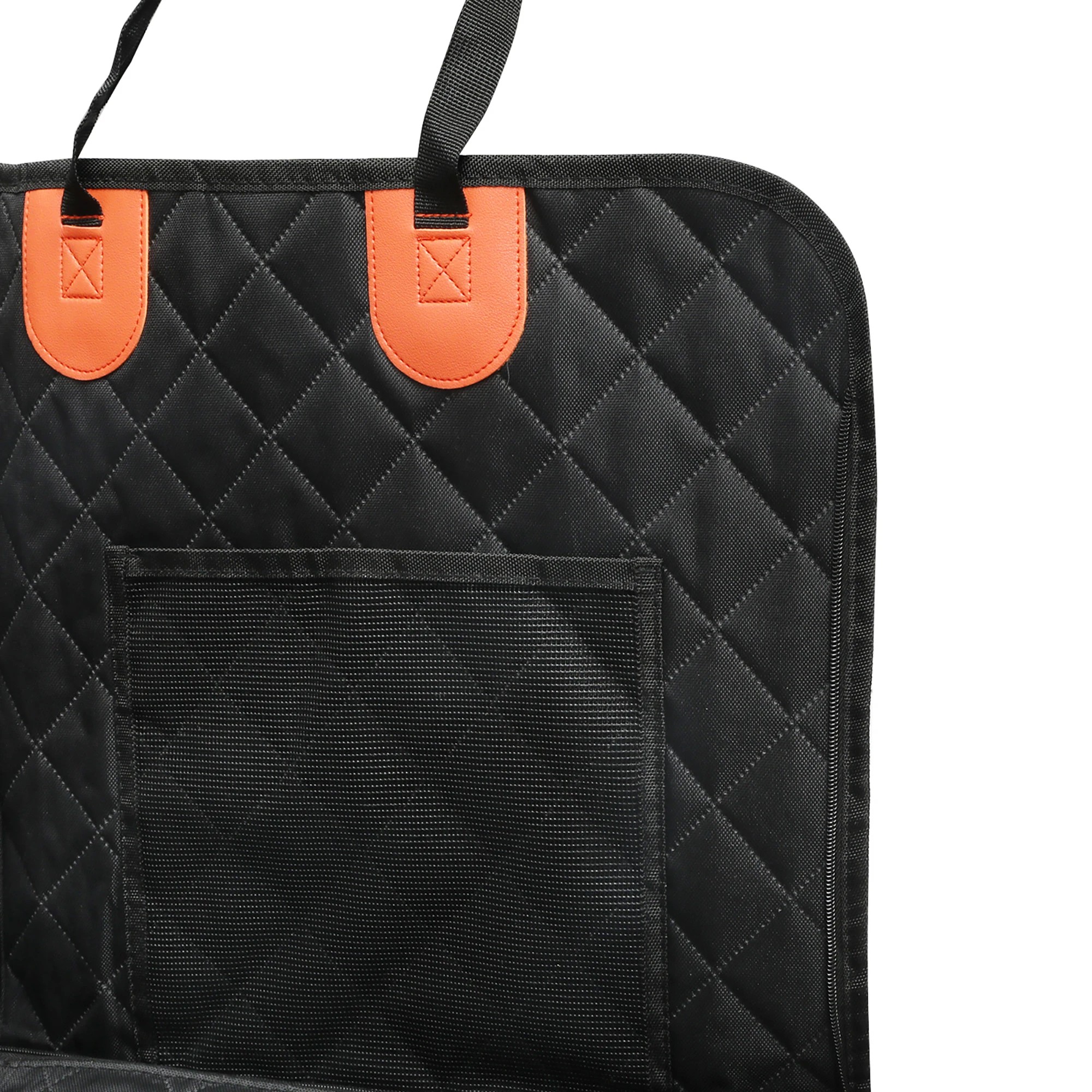 6 Pawz Dog Car Seat Cover In Colour,Oxford,208x173 - Black, 6 of 9