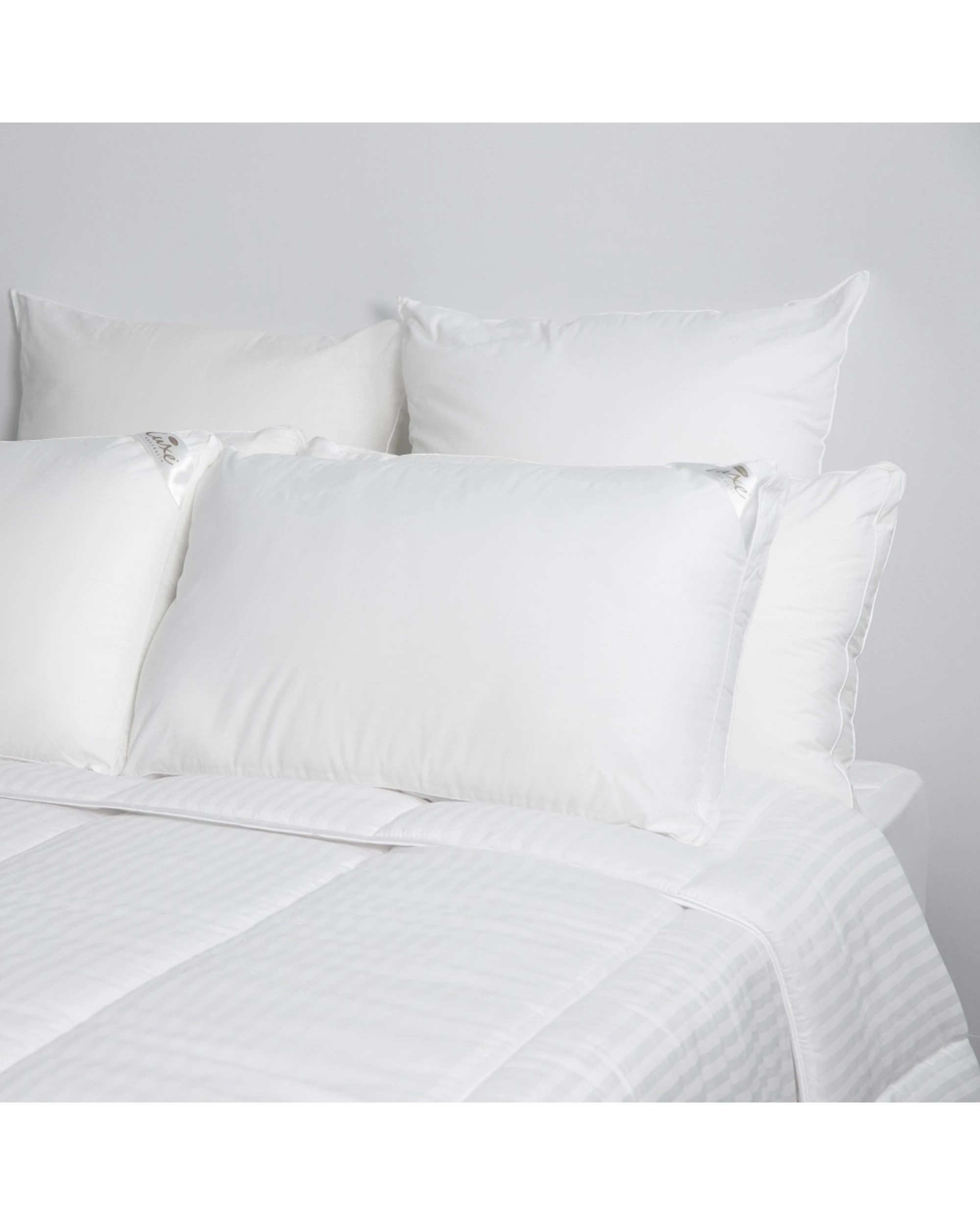 2 Tontine Luxe Superior Support Sleeping Pillow - High & Firm 2PK - White, 2 of 3