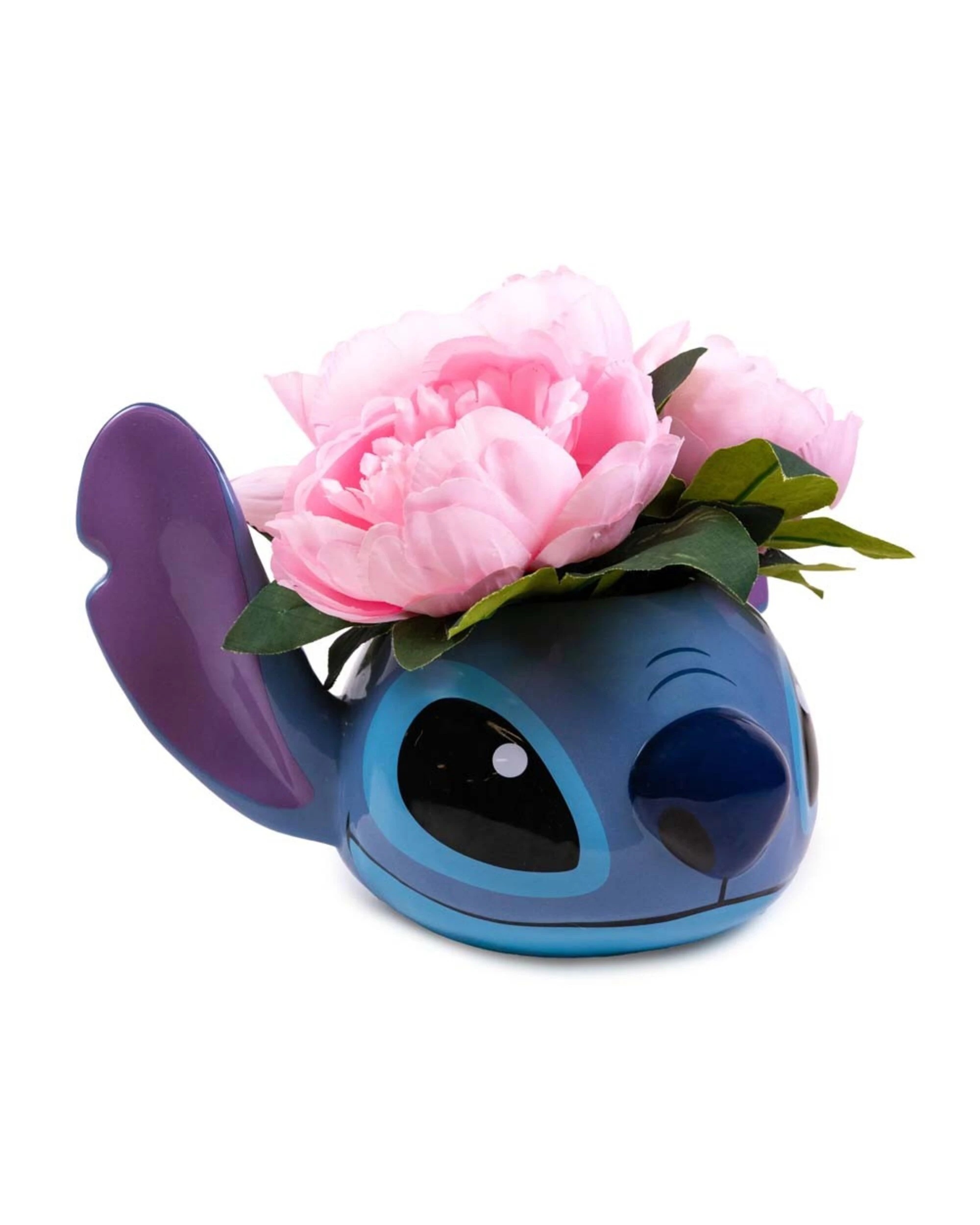 2 Disney - Lilo & Stitch - Stitch Face Flowers & Planter - Blue, 2 of 3