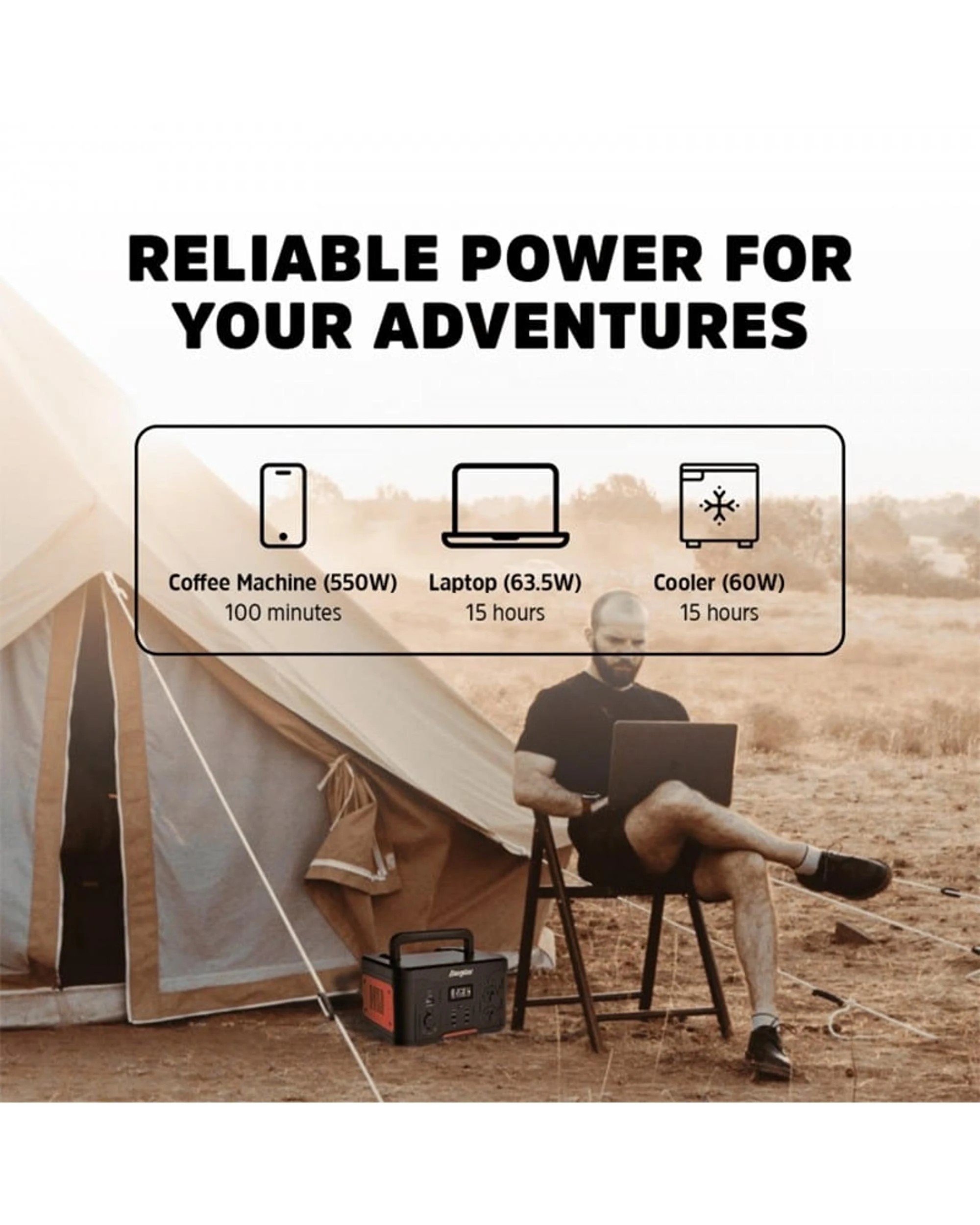 4 Energizer Hard Case Everest 1100 Portable Power Station, 4 of 6