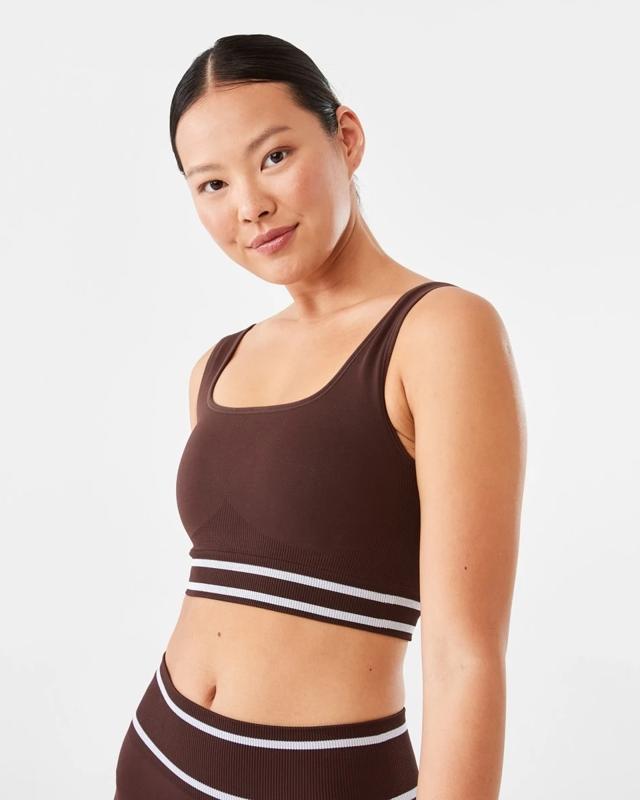 Active Womens Seamfree Square Tipping Crop
