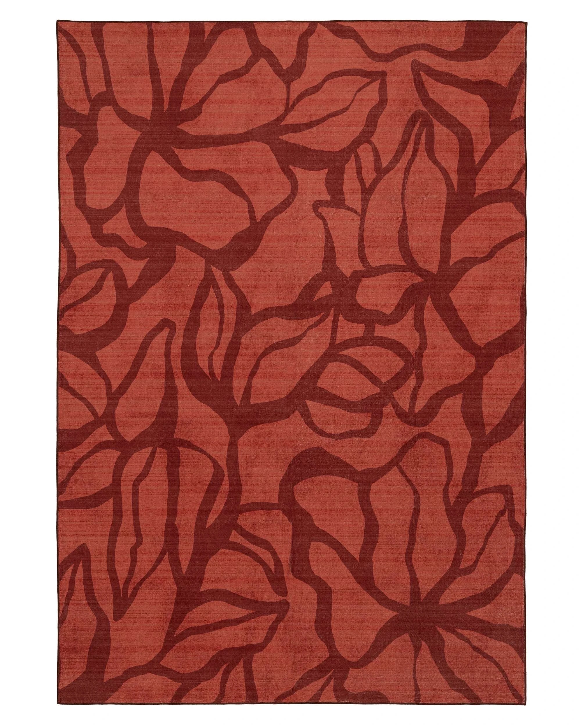 1 Loopsie Beckton Printed Washable Rug-320cm x 230cm - Red, 1 of 8