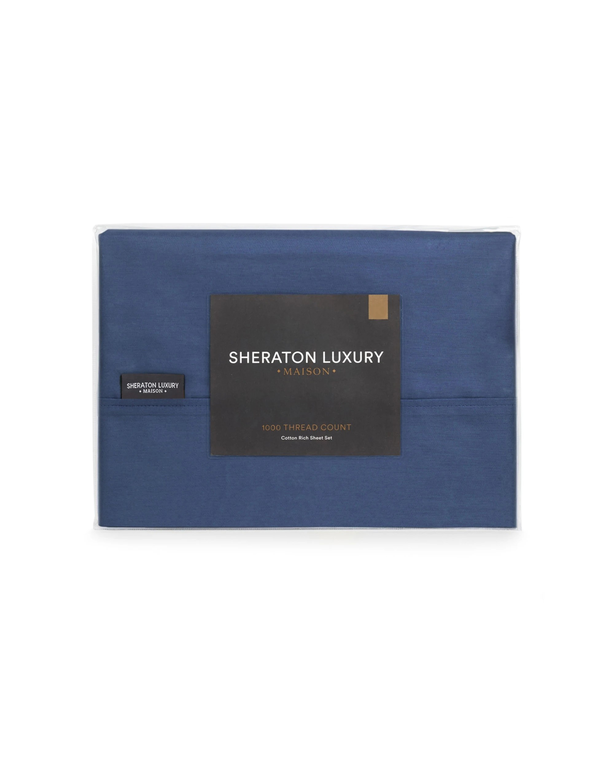3 Sheraton Luxury Maison Queen Bed Fitted Sheet Set 1000tc Cotton Rich Nightfall
 - Queen Bed
 - Blue, 3 of 3
