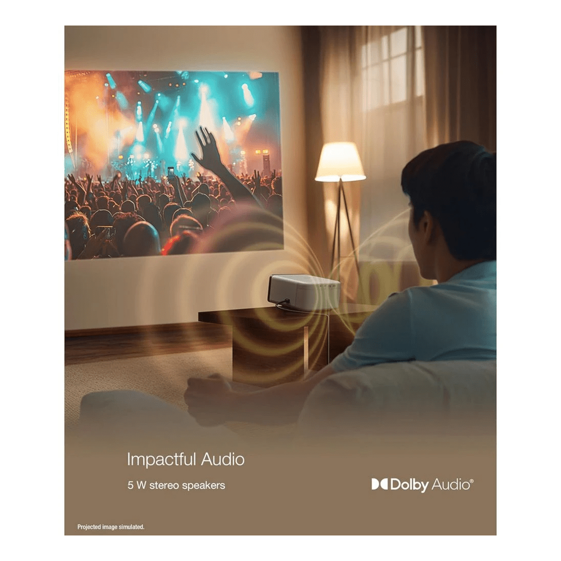 9 Epson EF-21G FHD Google TV 3LCD Projector Smoke Ice Green, 9 of 10