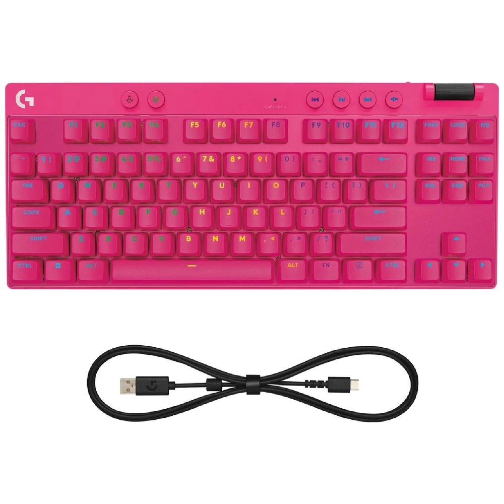 7 Logitech G PRO X TKL RAPID Magnetic Analog Gaming Keyboard Pk, 7 of 7