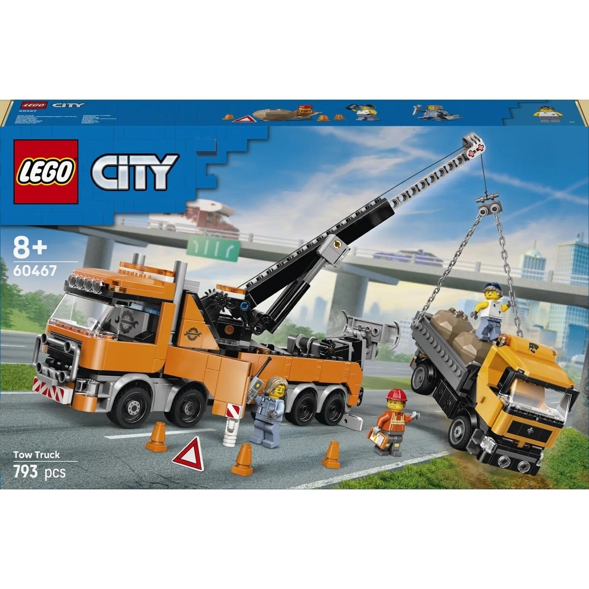 1 LEGO City Heavy-Duty Recovery Tow Truck with Crane 60467, 1 of 11