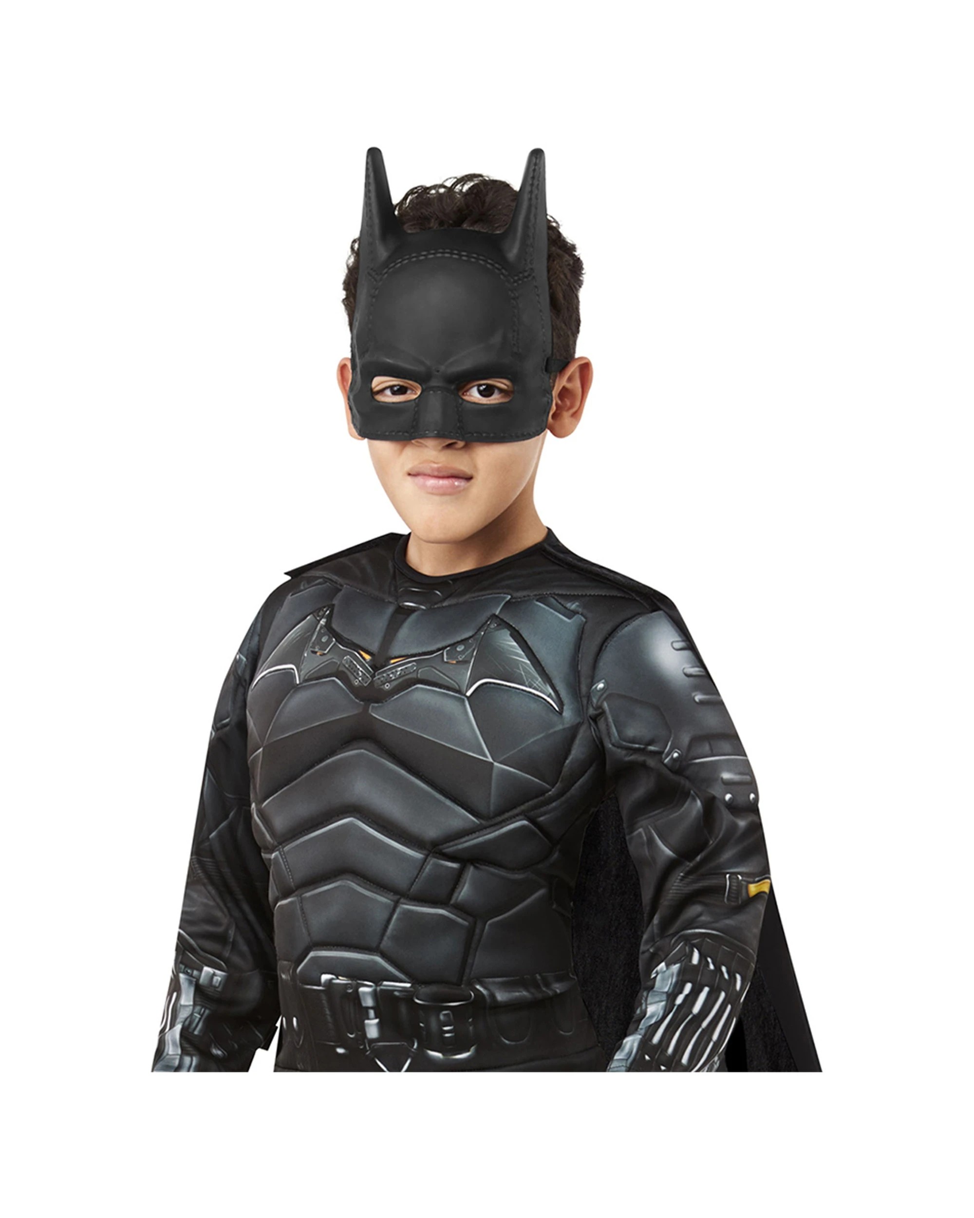 2 DC Comics The Batman Half Mask Superhero Dress Up Kids Boys - Black, 2 of 2