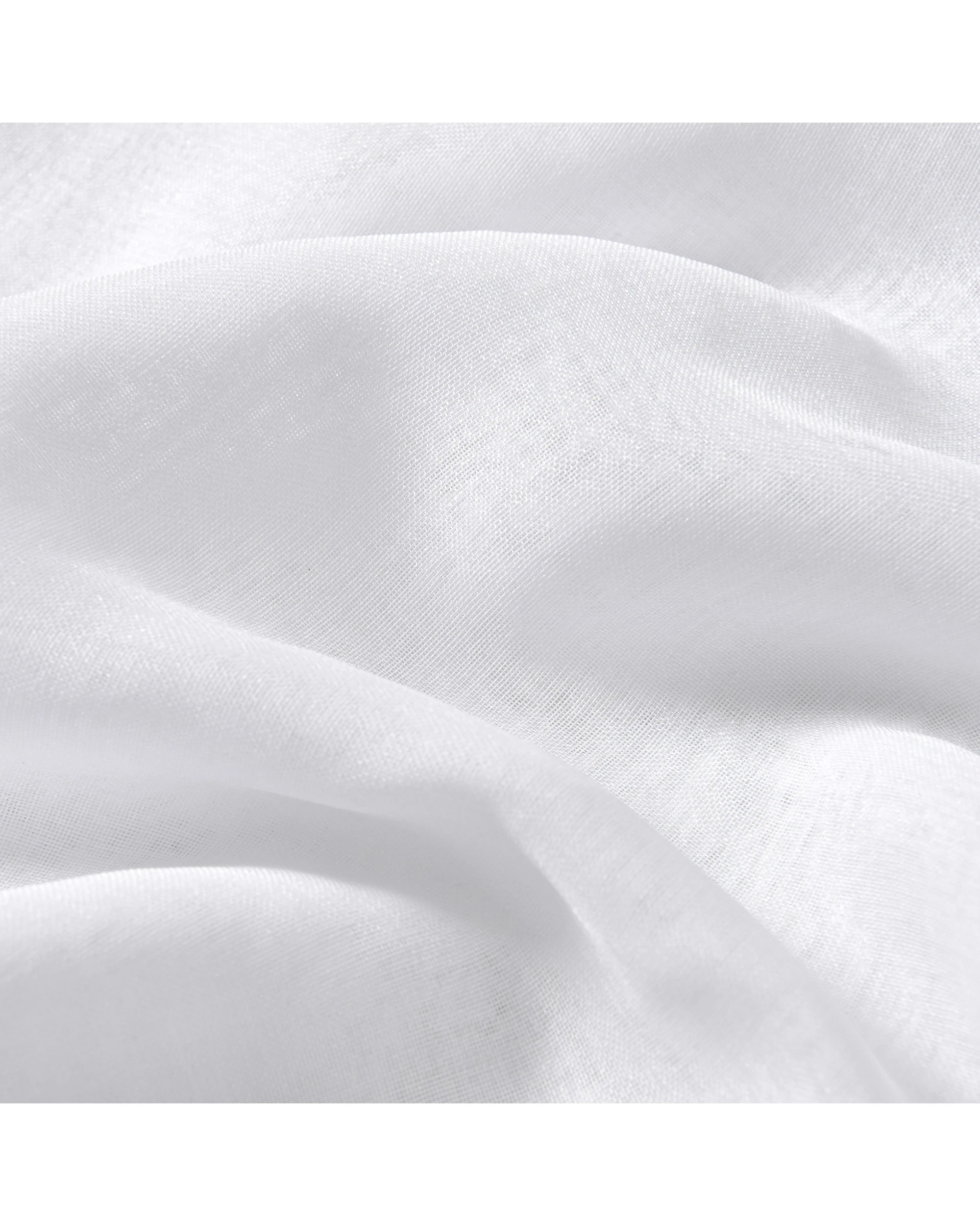 4 Cadence & Co. Kirra Sheer S-Fold Curtain 630x280cm - Fits 360cm Track - White, 4 of 4