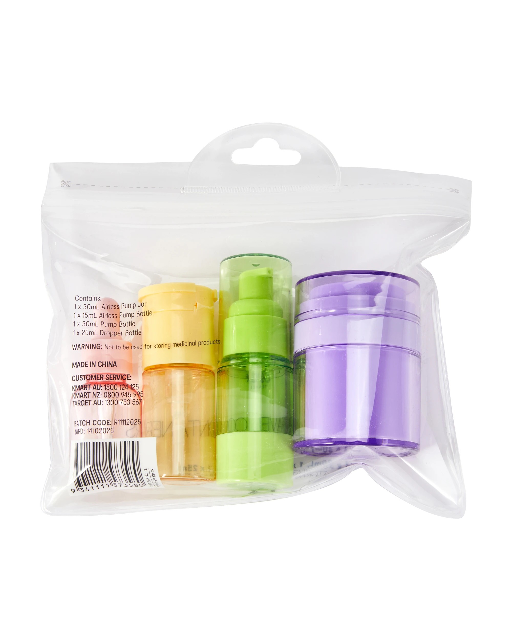 7 OXX Travel 4 Pack Travel Containers, 7 of 7