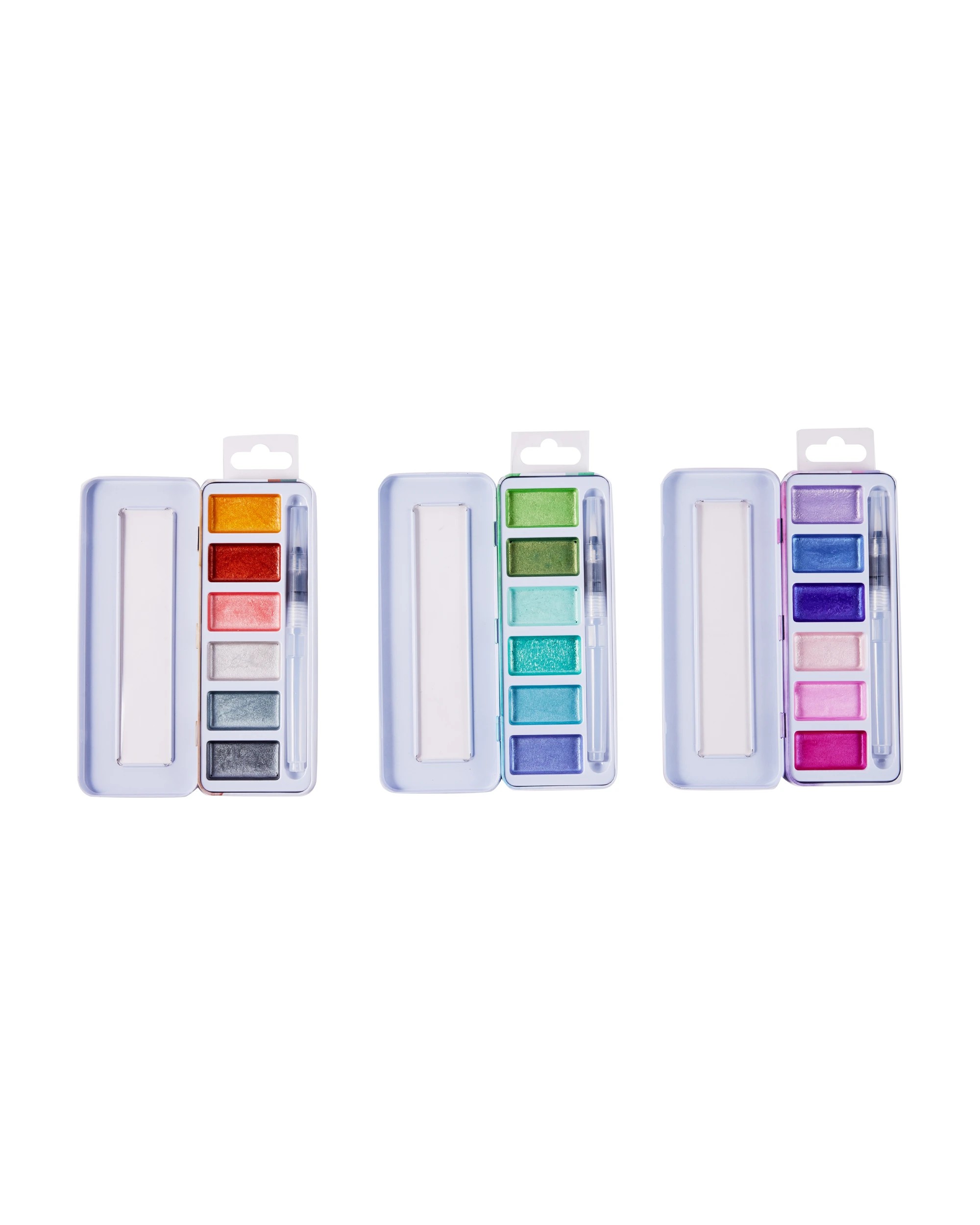 3 Metallic Watercolour Paint - Assorted, 3 of 7