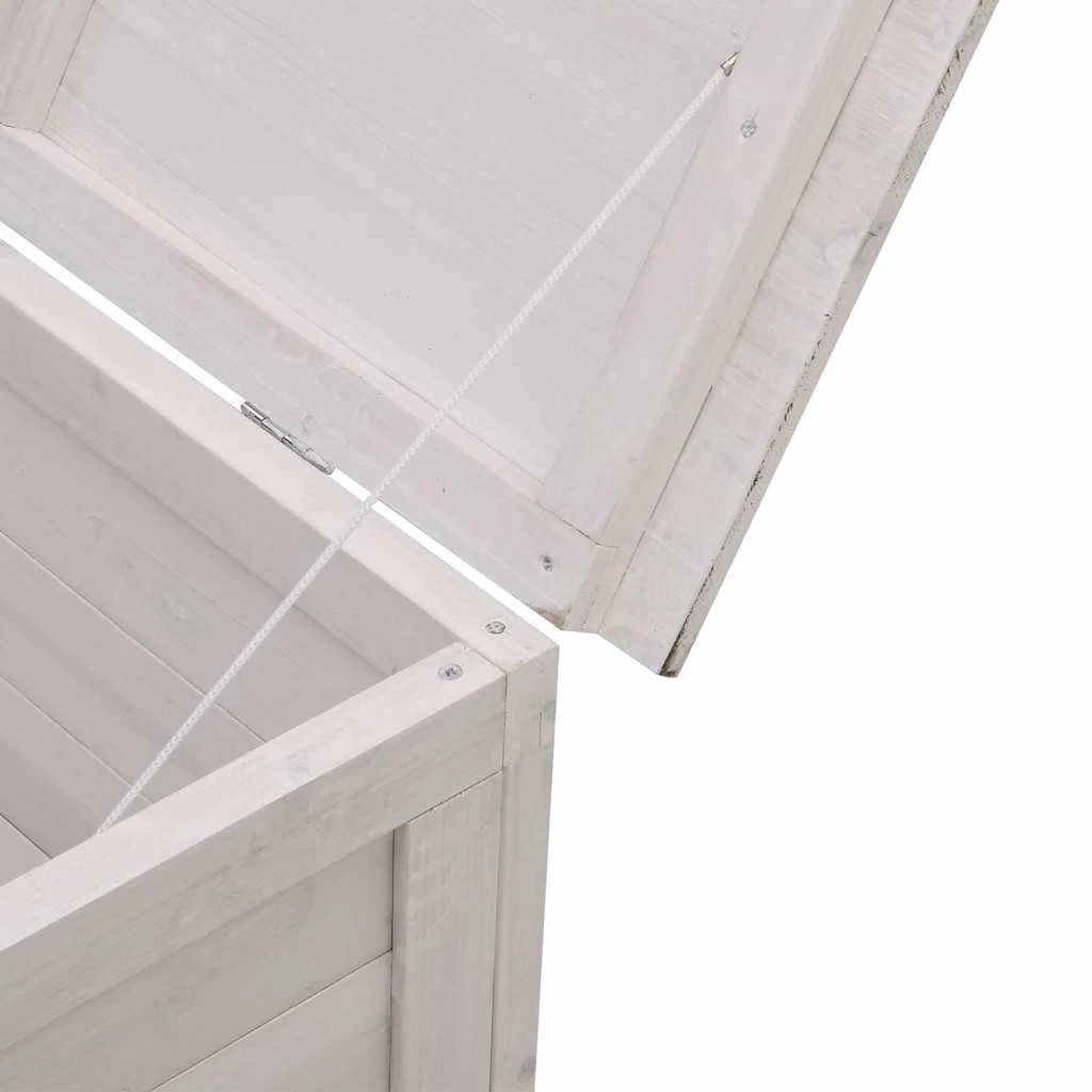 7 vidaXL garden storage box Ample Storage - White, 7 of 9