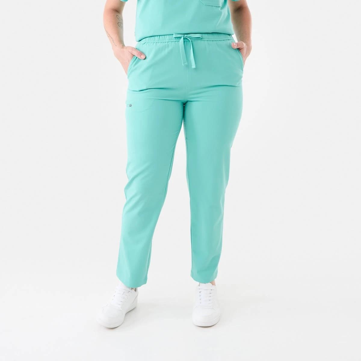 1 Work Scrub Pants Turq Blue, 1 of 8