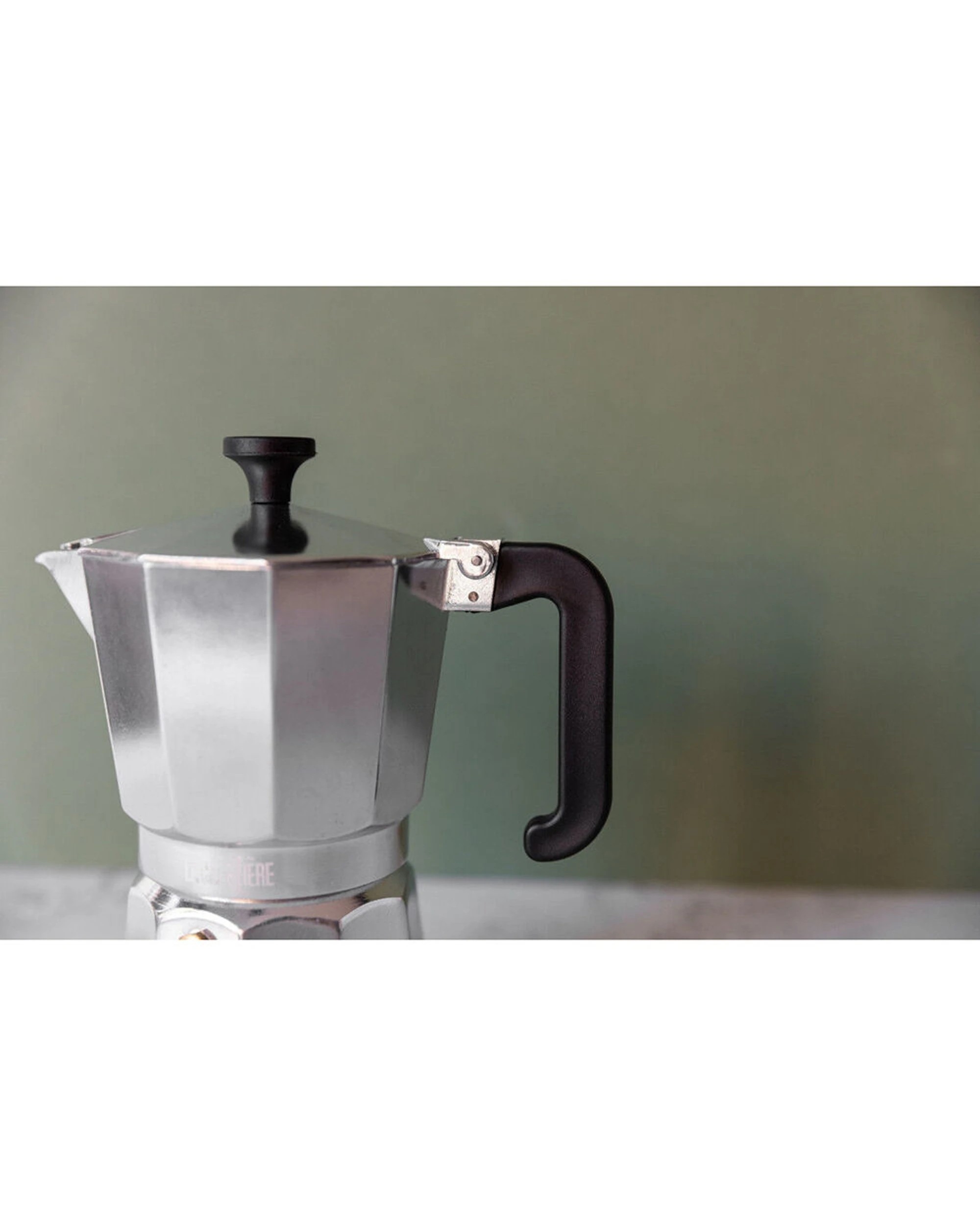 2 La Cafetiere Venice 3-Cup 150ml Aluminum Espresso Coffee Pot - Silver, 2 of 7