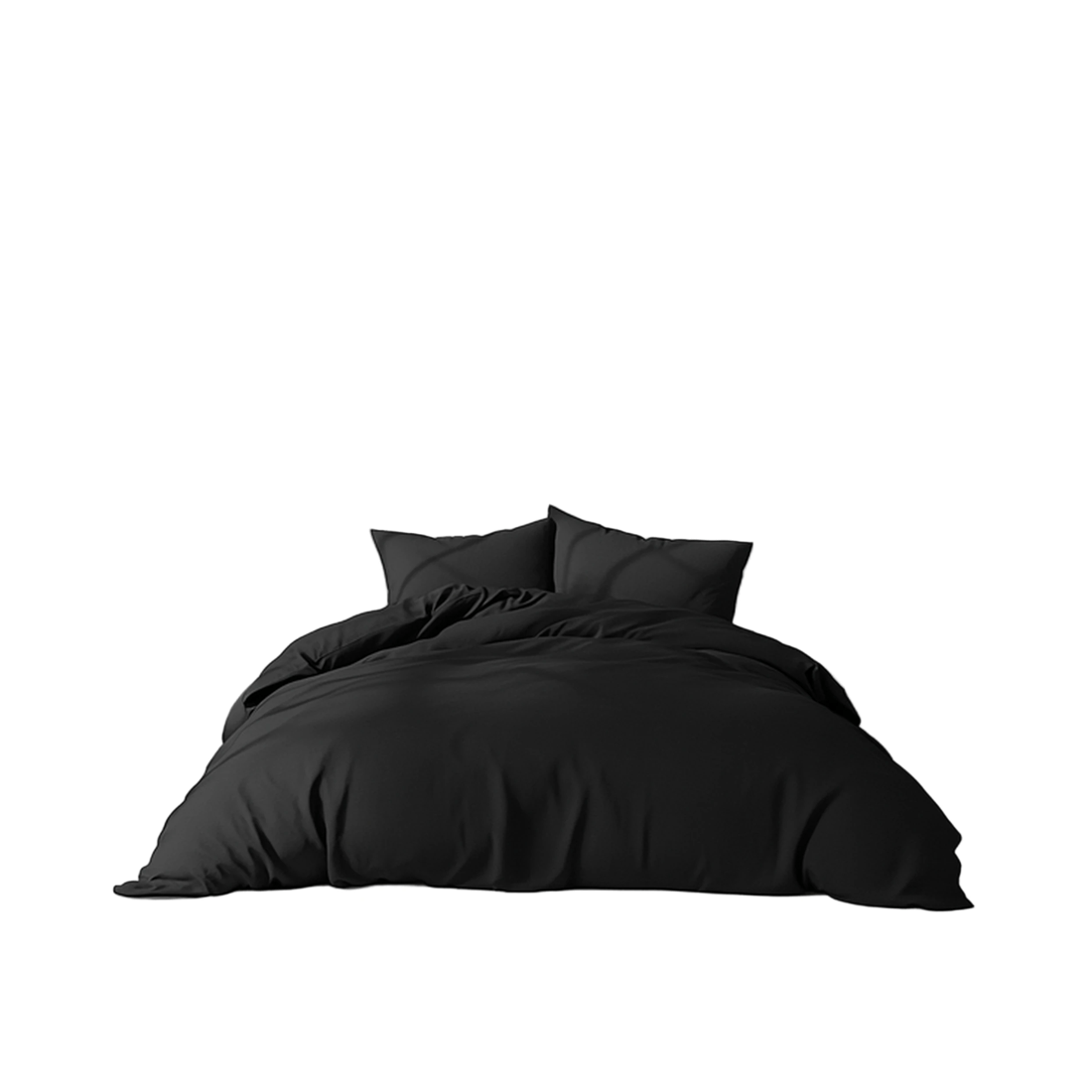 1 Amsons Super King Quilt Cover Set, Premium Double-Brushed Microfiber, Black
 - Super King Bed
 - black, 1 of 6