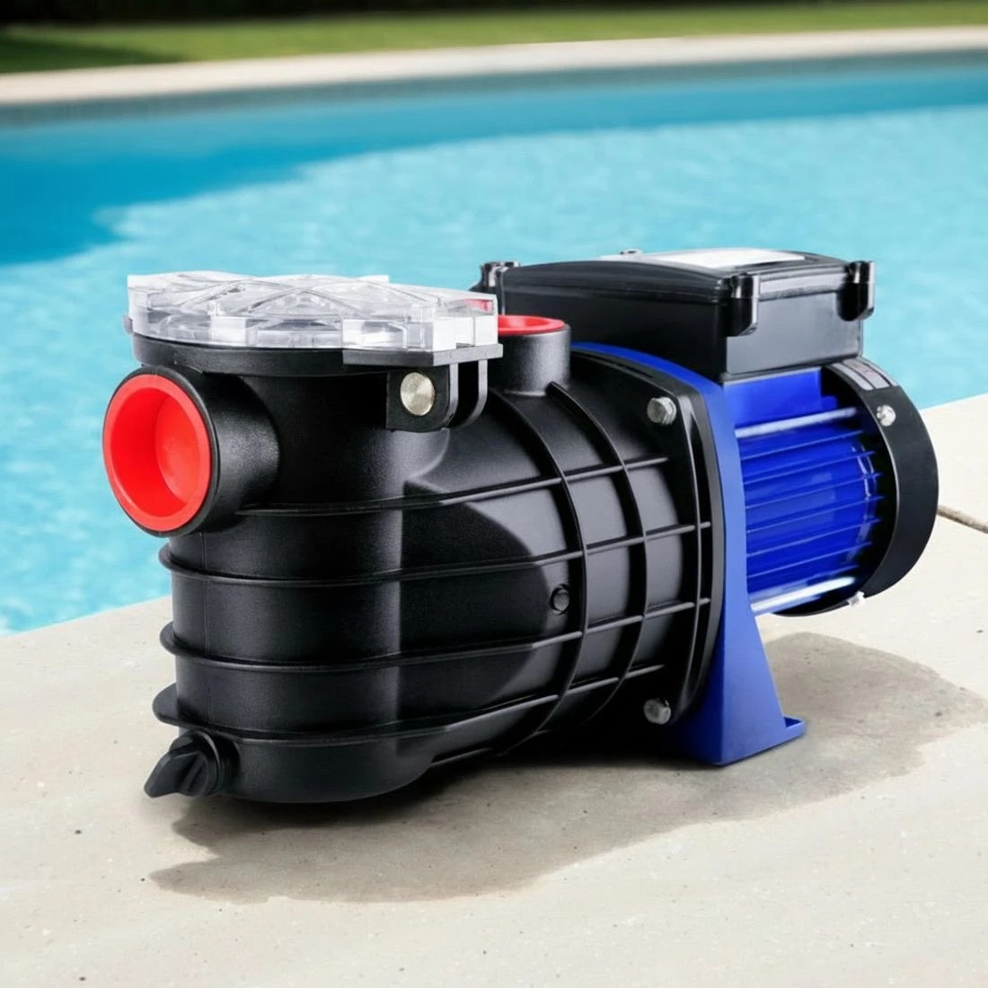 8 Giantz Pool Pump Swimming Pump Water 1200W Max. Electric Circulation Spa Filter - Black, 8 of 8