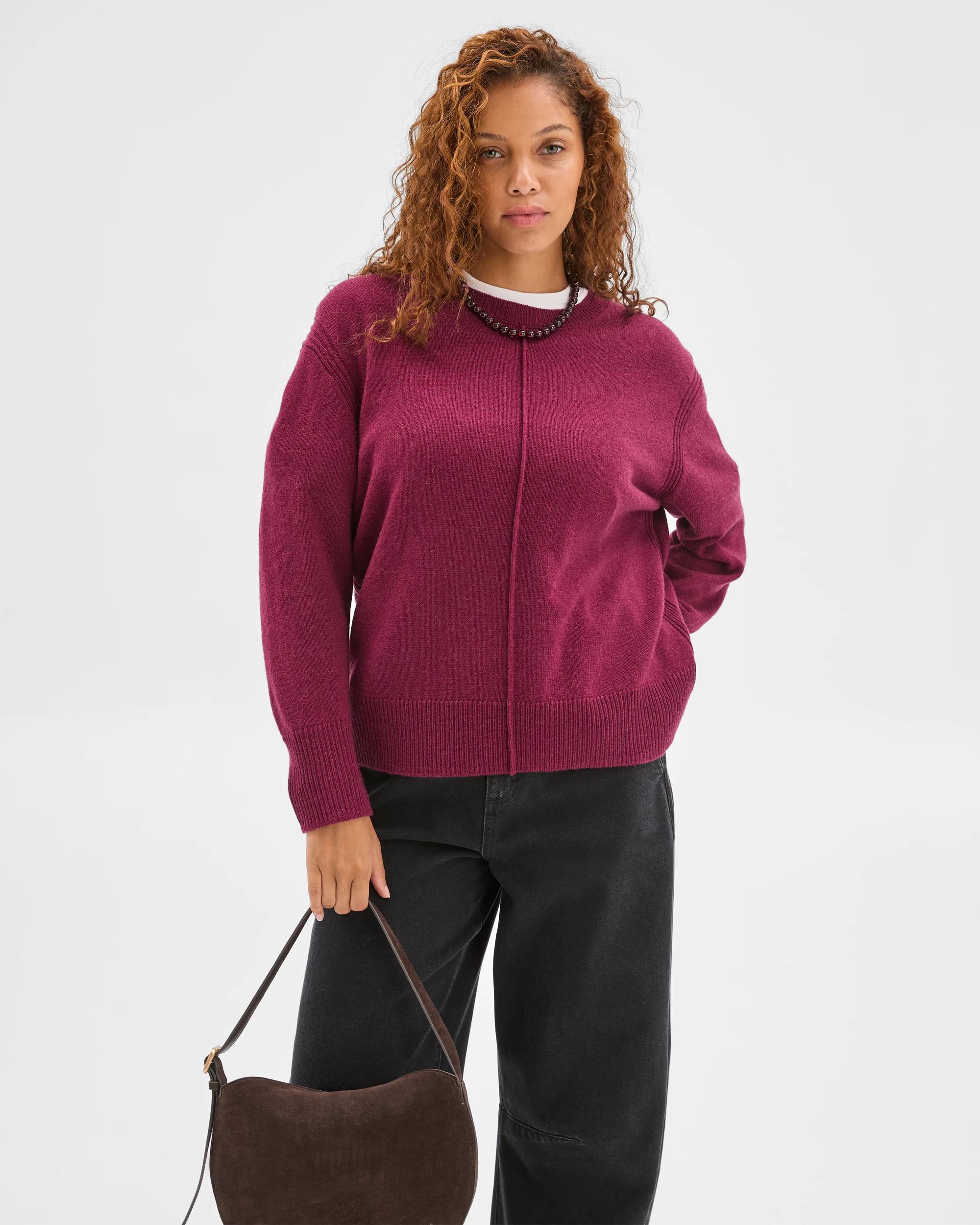 3 Target Woman Australian Lambswool Long Sleeve Jumper PANSY, 3 of 6