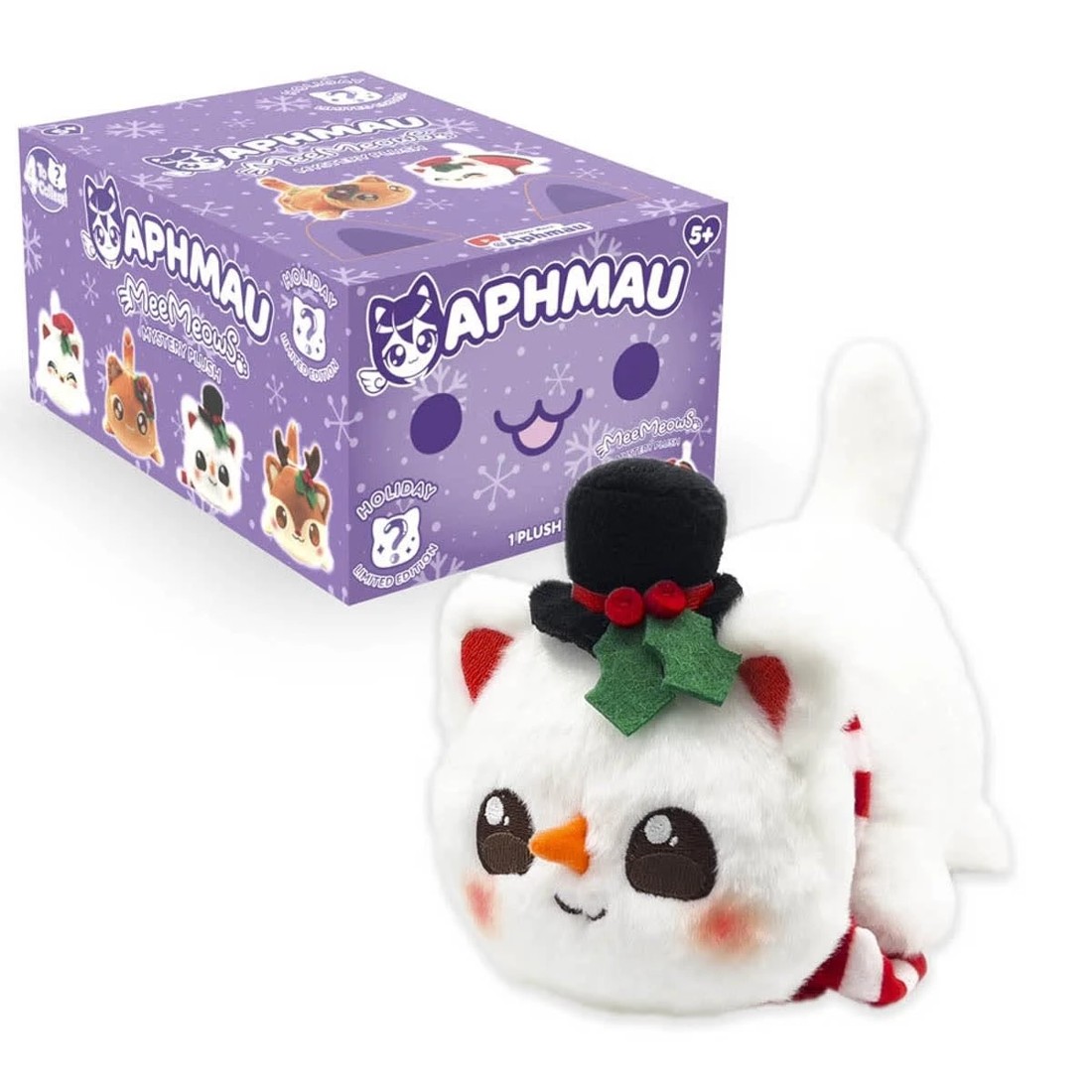 3 15cm Aphmau Holiday Limited Edition MeeMeows Mystery Plush - Assorted, 3 of 6