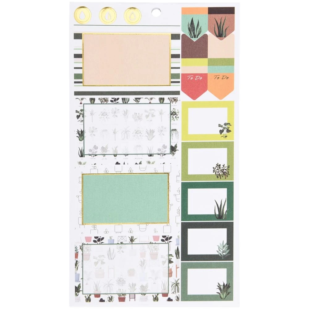2 Born Large Sticker Book 12 Sheets Botany, 2 of 2