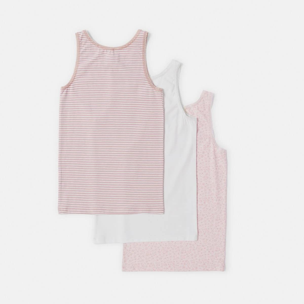 2 3 Pack Super Soft Singlets Floral, 2 of 5