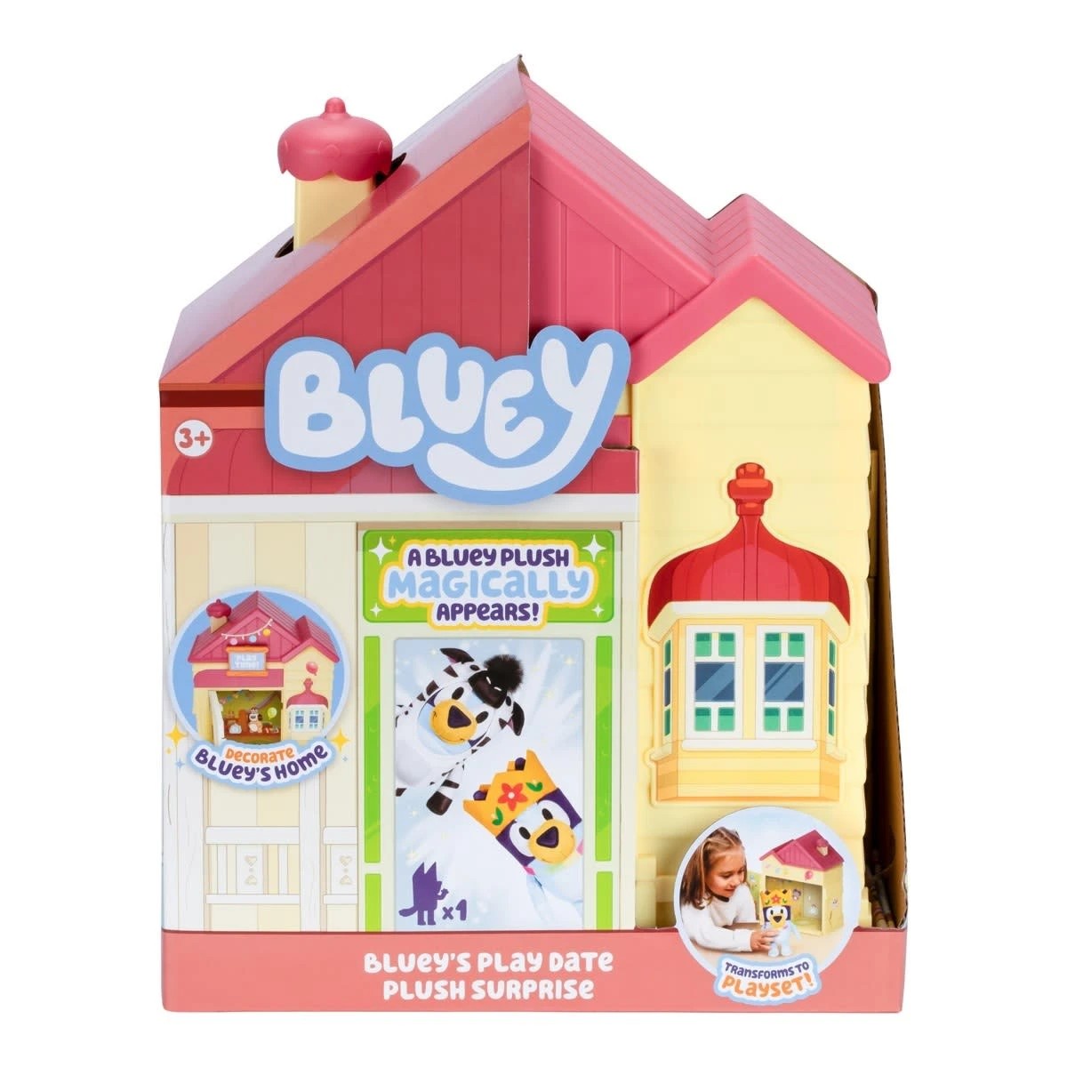 1 Bluey S11 Bluey's Playdate Plush Surprise Playset, 1 of 10