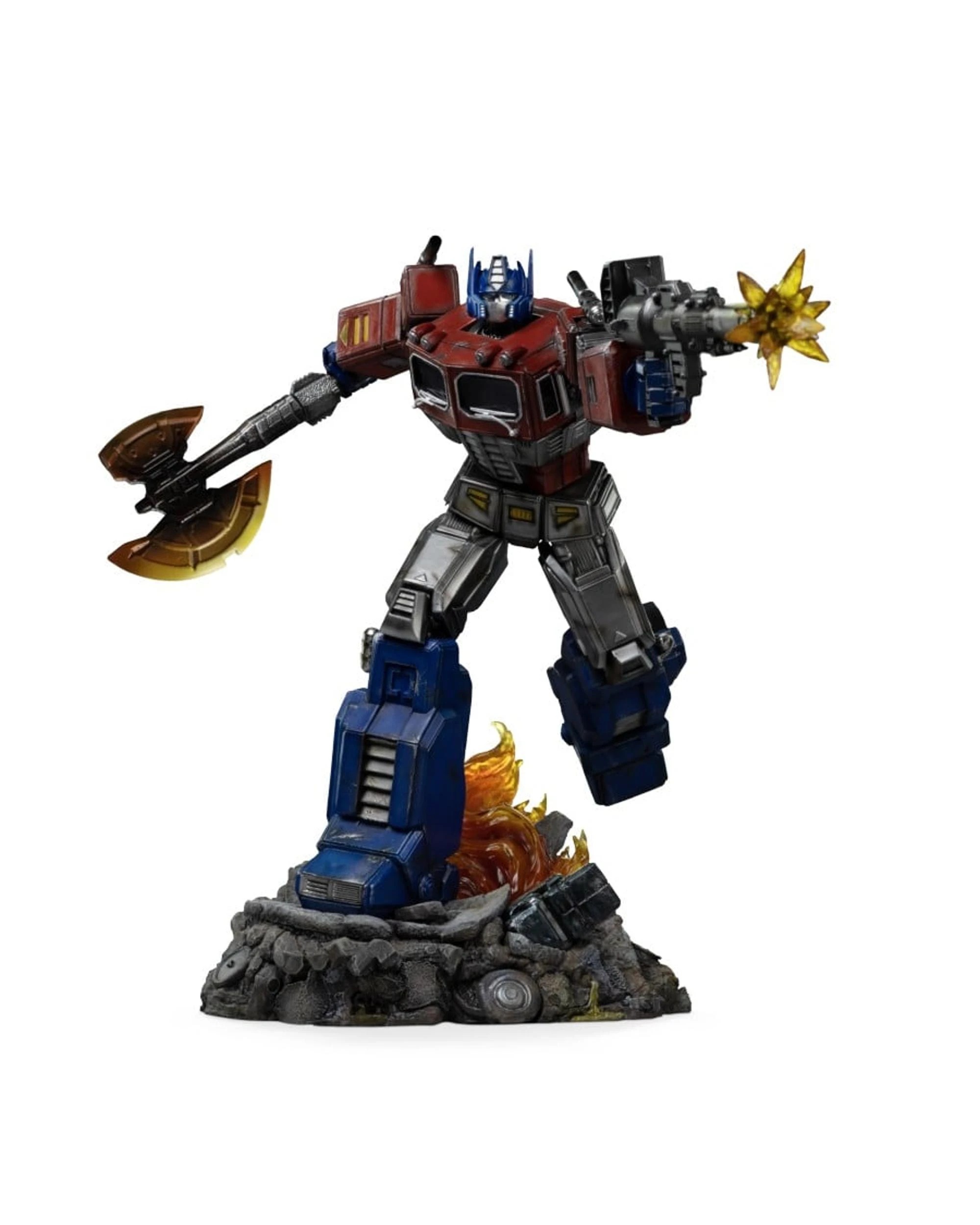 1 Transformers Optimus Prime 1:20 Scale Statue, 1 of 9