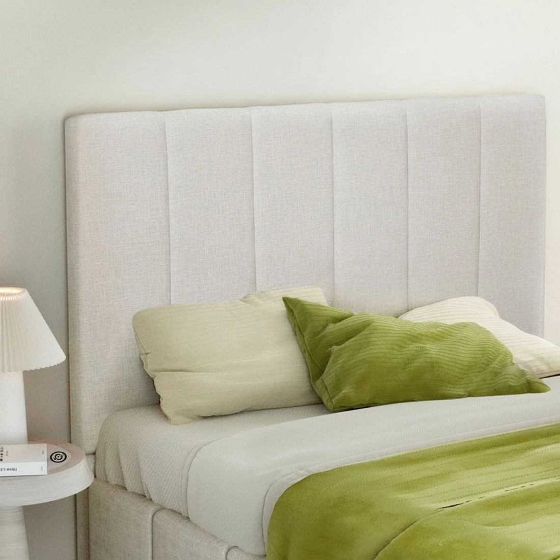 5 Artiss Bed Frame Double Size  TETTE - Beige, 5 of 7