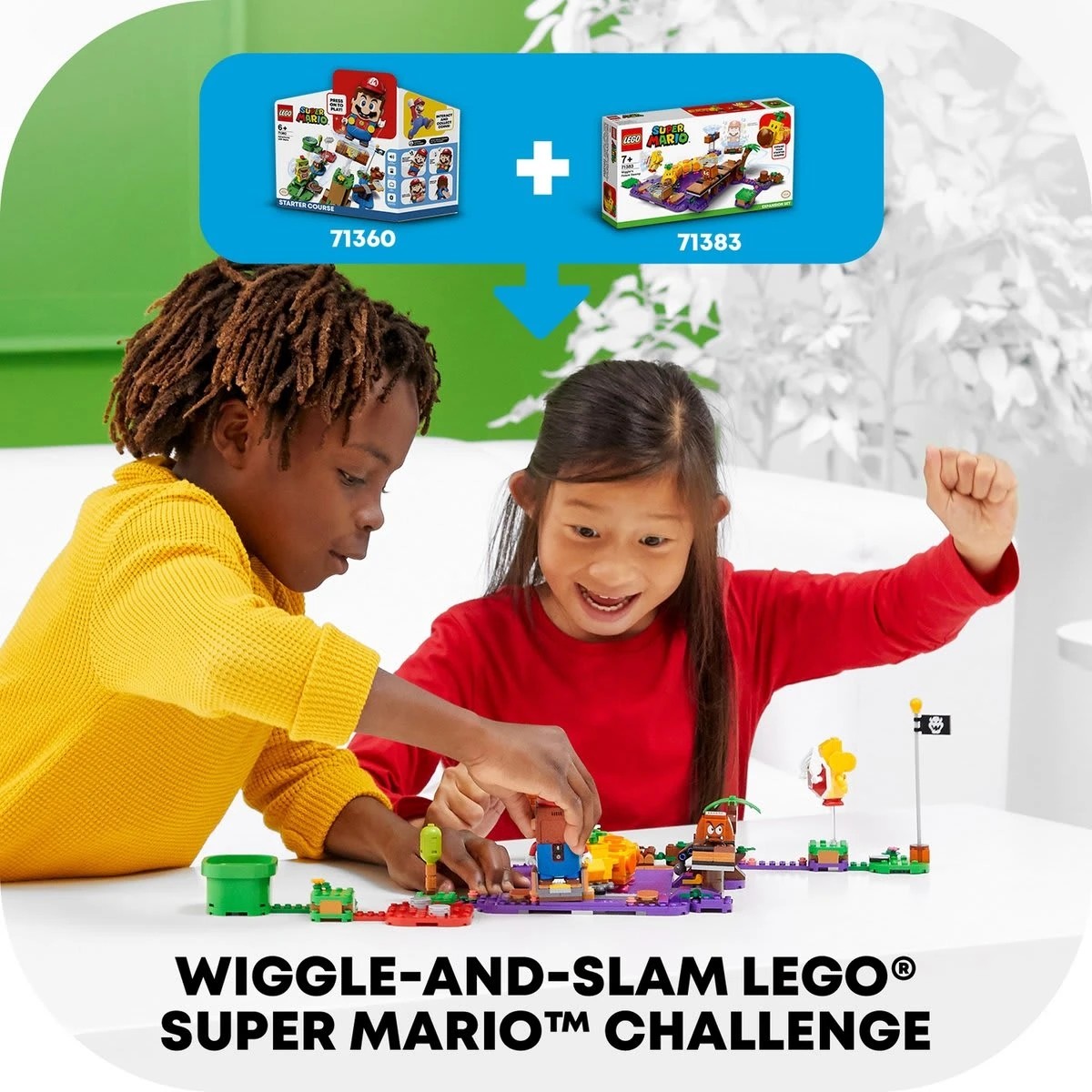 6 LEGO Super Mario Wiggler's Poison Swamp Expansion Set 71383, 6 of 9