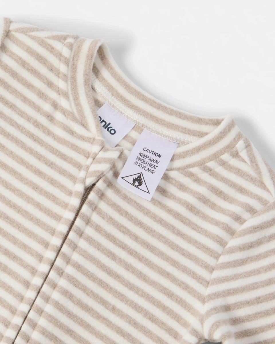 3 Cotton Sueded Coverall Bmrle Strp, 3 of 4