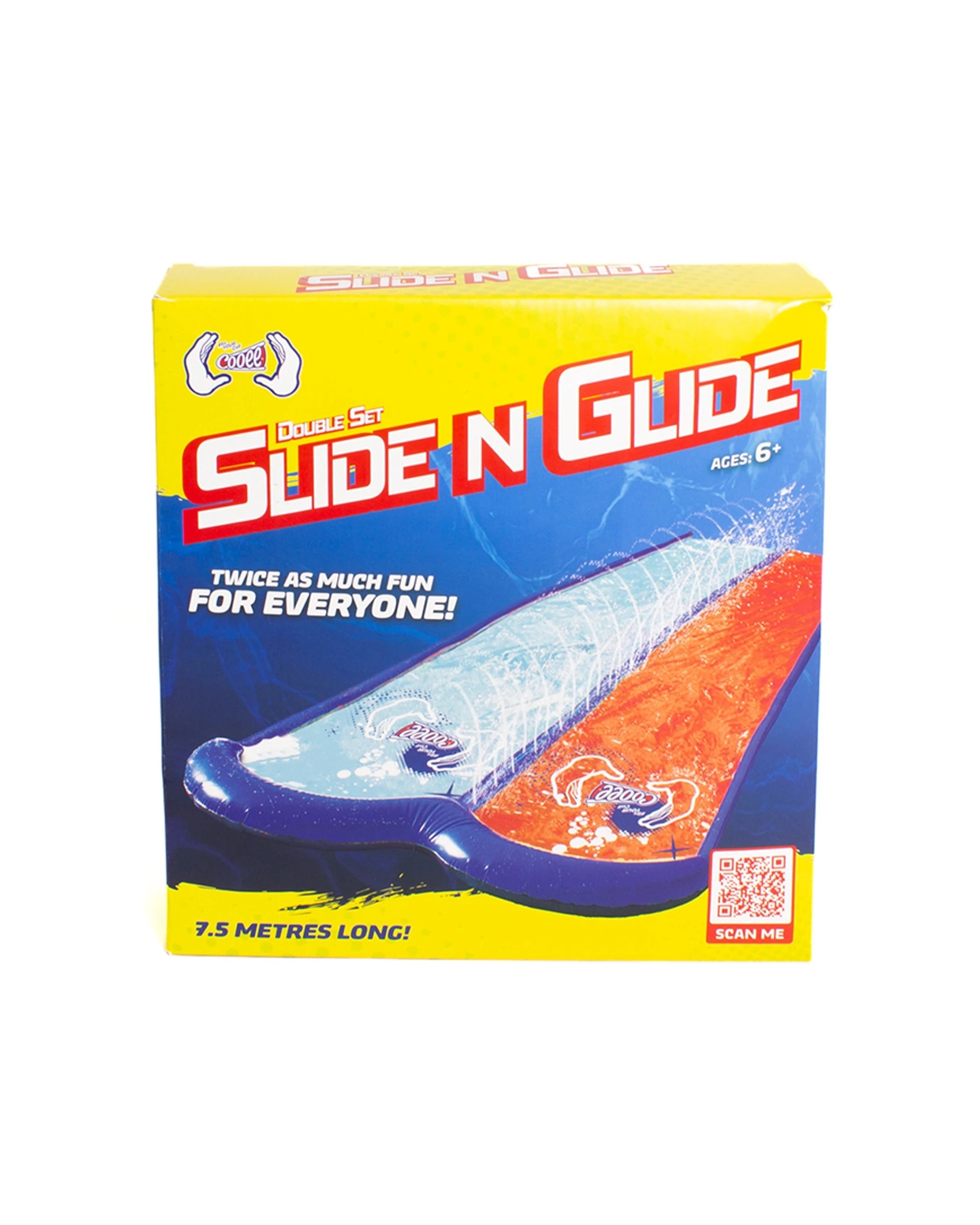 1 Cooee Slide 'n' Glide Double Kids Family Outdoor Toys - Multi, 1 of 2