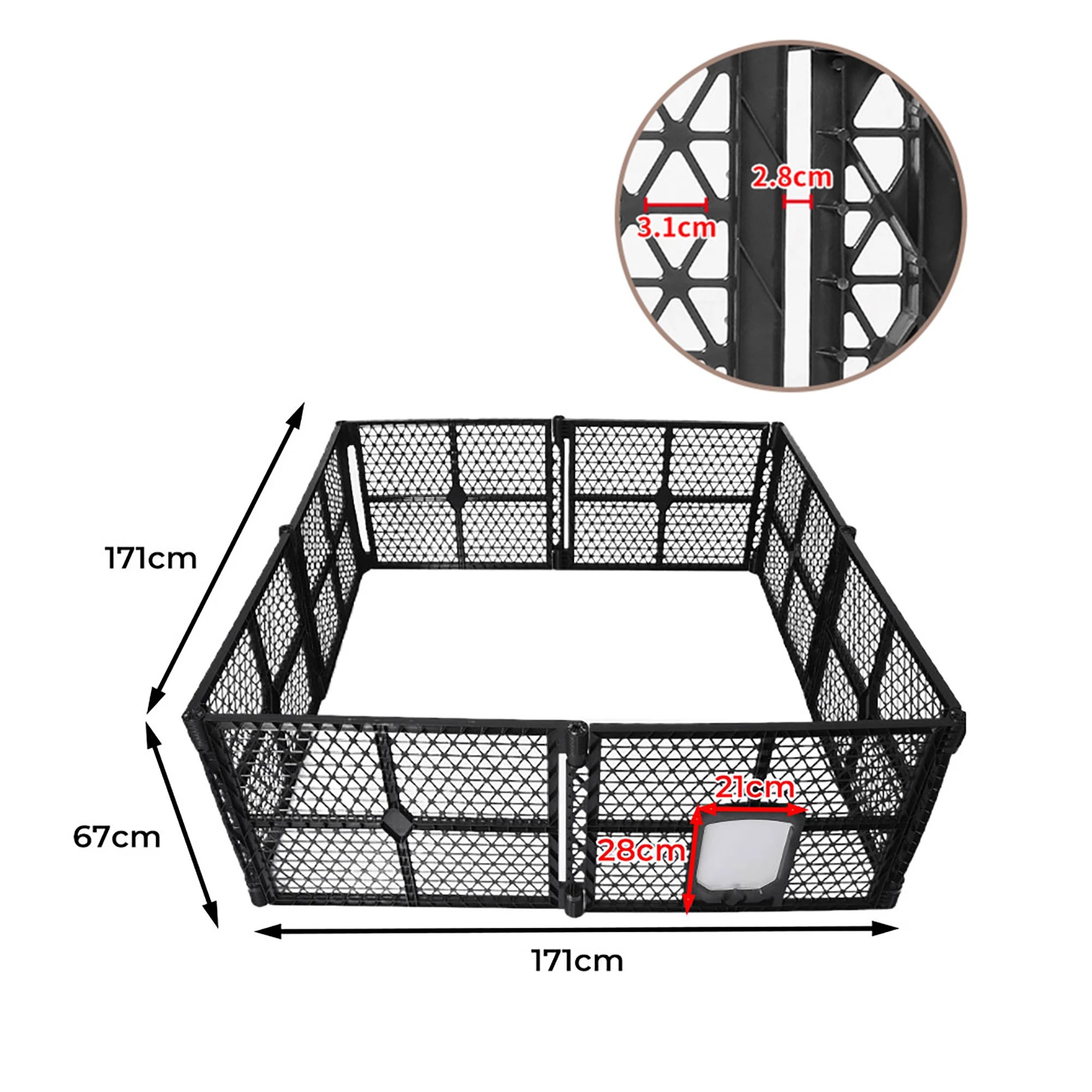 6 Pawz Foldable Pet Playpen Large, 6 of 7