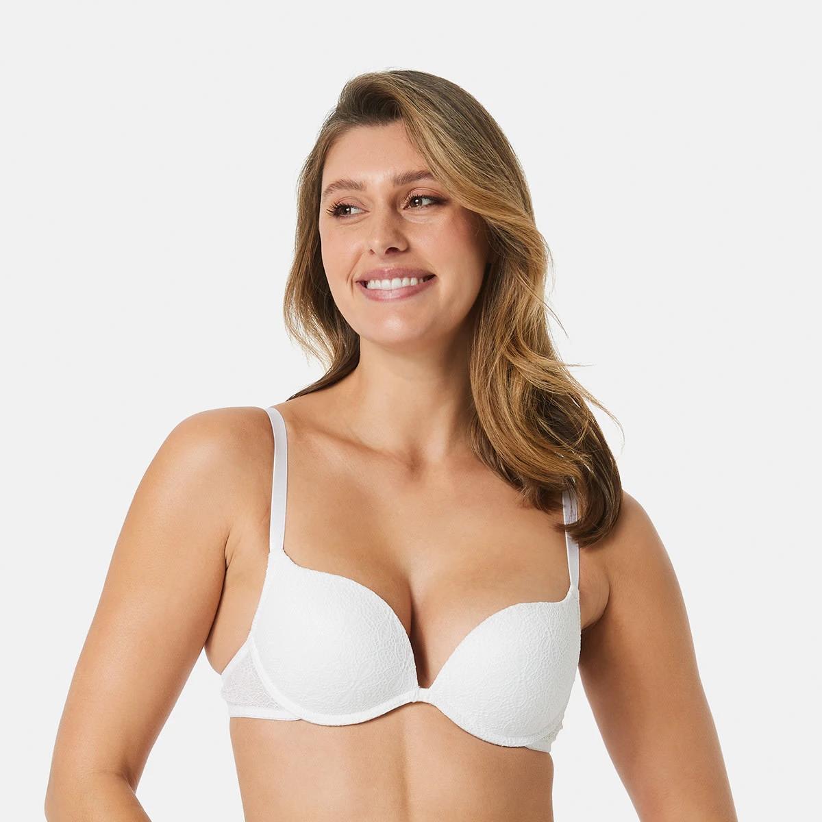 1 Lace Push-Up Bra OFF WHITE, 1 of 4