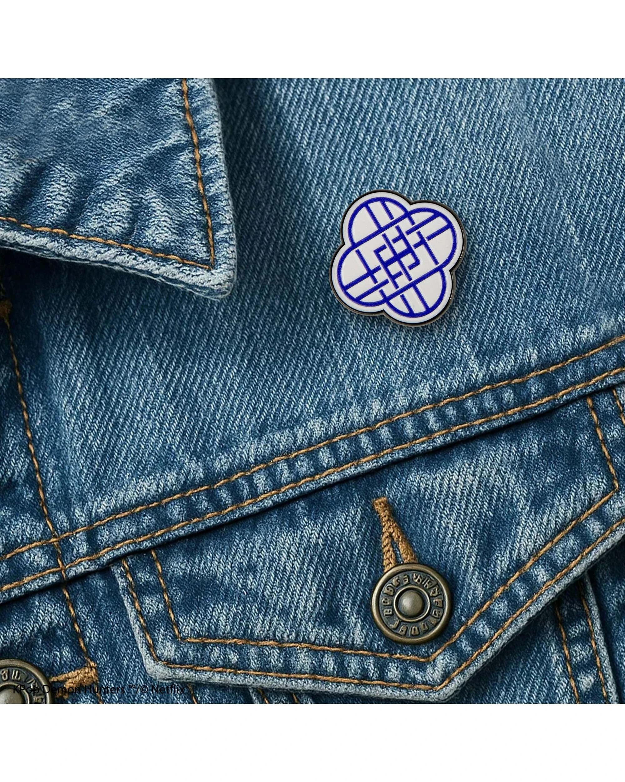 5 K-Pop Demon Hunters HUNTR/X Logo Pin, 5 of 5