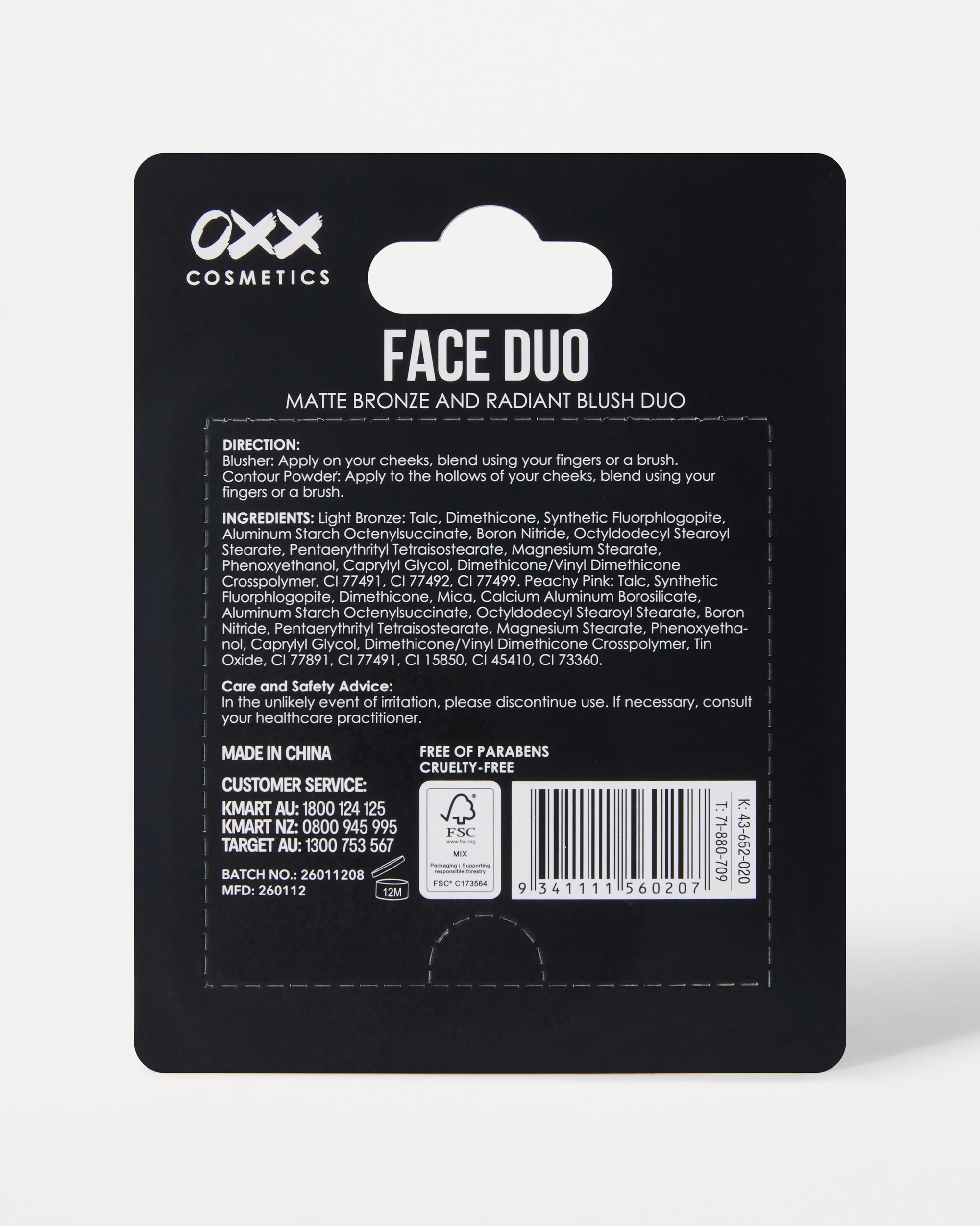 6 OXX Cosmetics Face Duo: Matte Bronze and Radiant Blush Duo - Light Bronze and Peachy Pink, 6 of 6
