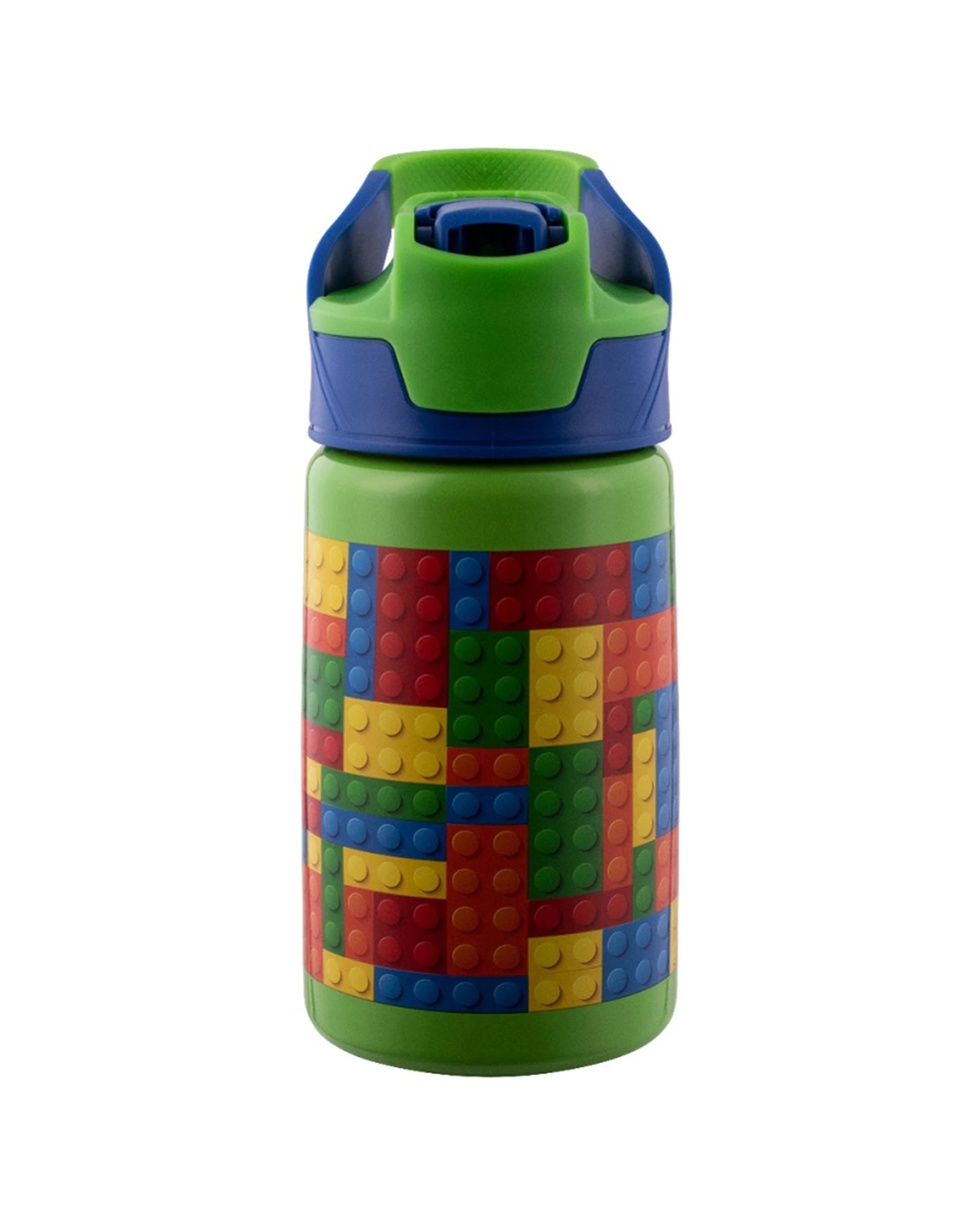 1 Avanti Yumyum Bottle Leakproof Building Blocks Design 375ml - Pattern, 1 of 1